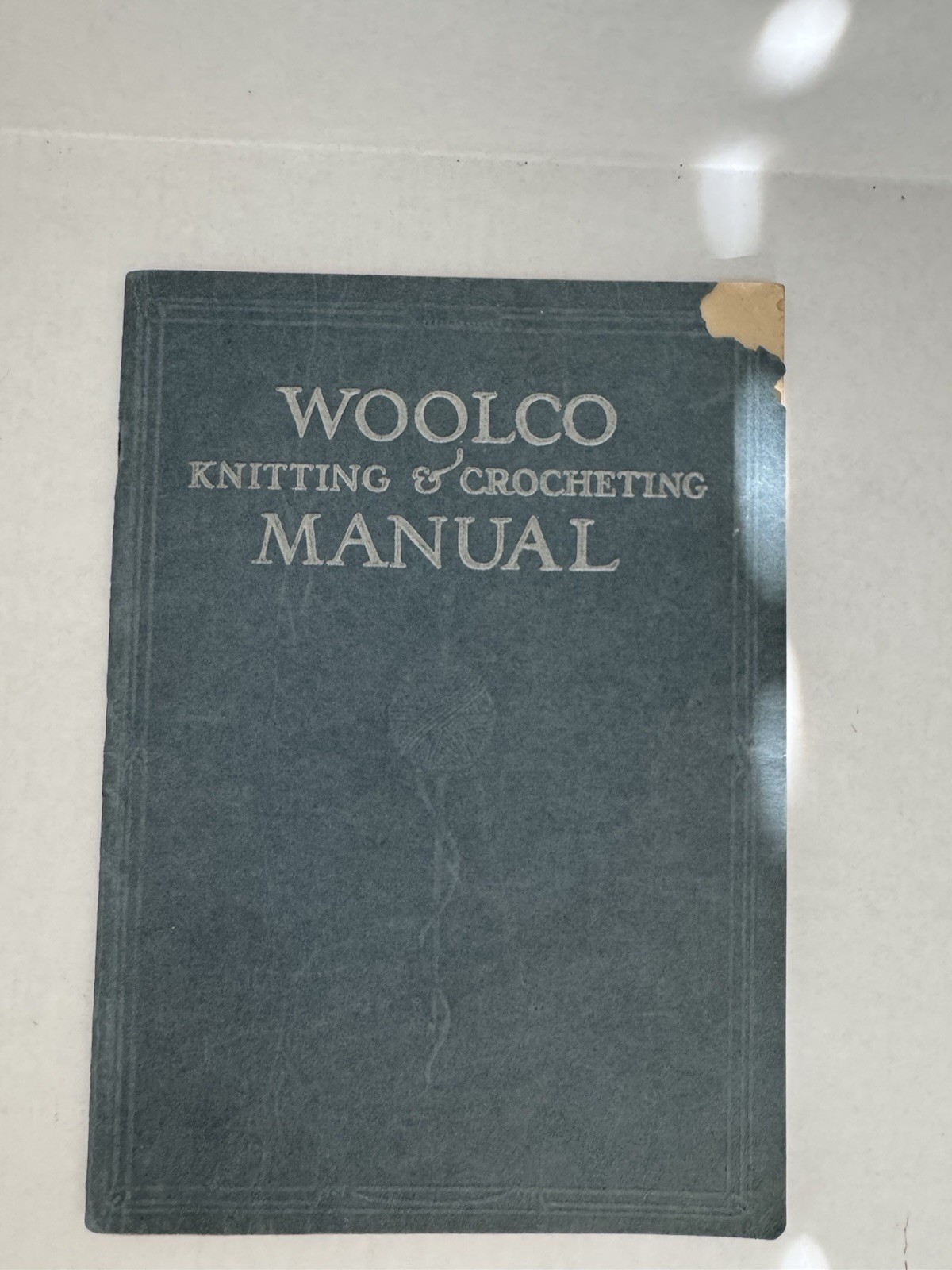 Vintage 1916 Woolco Knitting and Crocheting manual