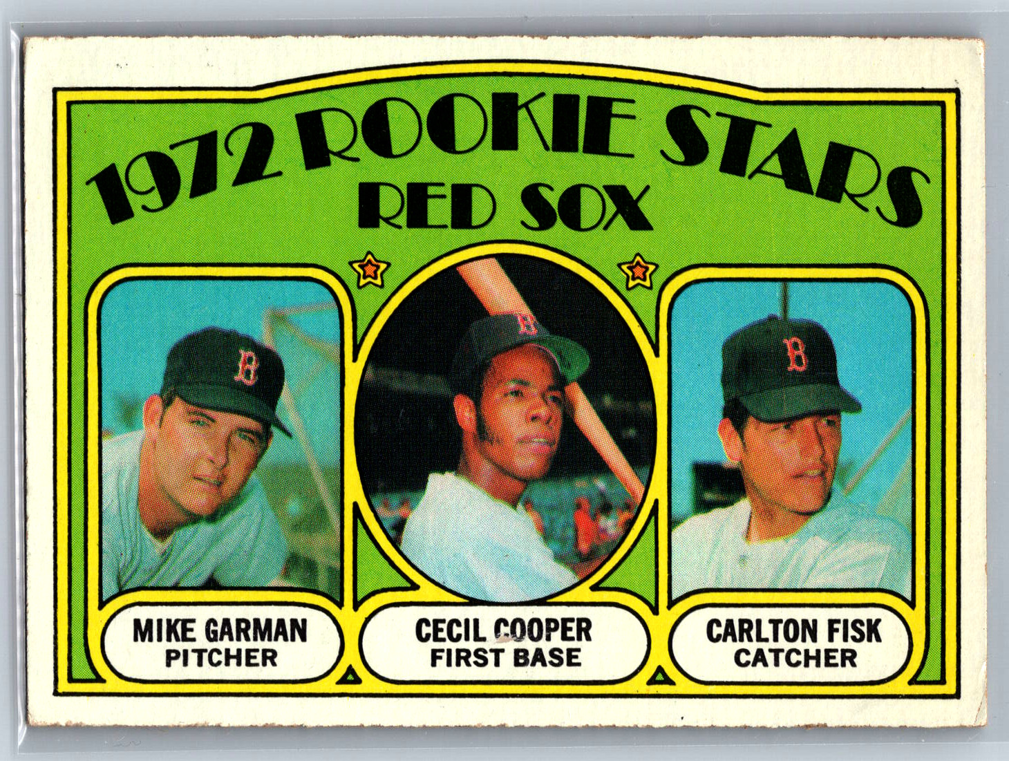 1972 Topps - 1972 Rookie Stars Carlton Fisk, Cecil Cooper, Mike Garman #79 (RC)