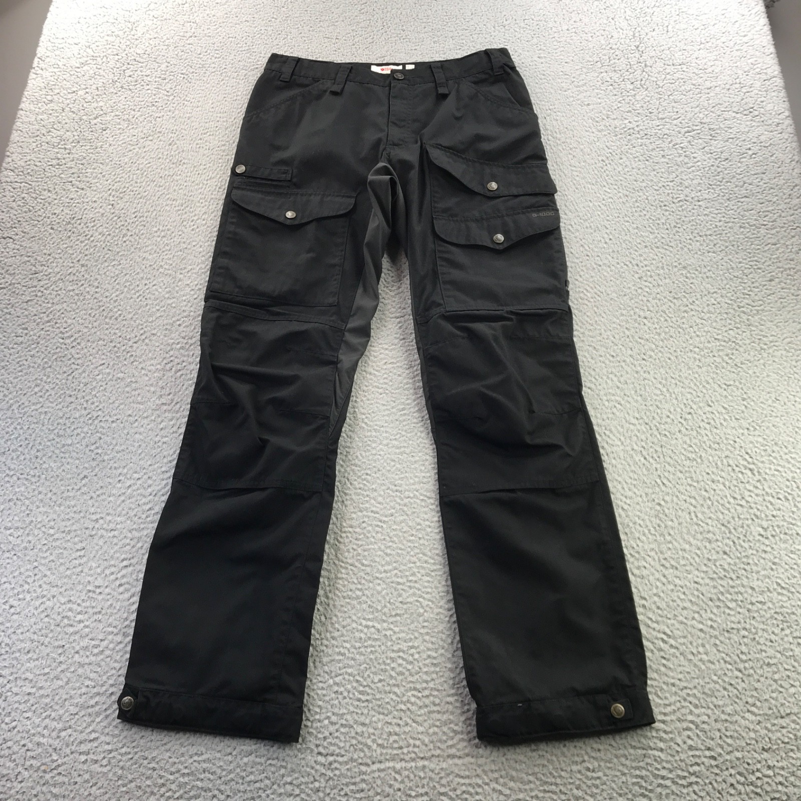 Fjallraven Pants Mens 32x32 Black Vidda Pro Ventilated Trousers G-1000 Outdoor
