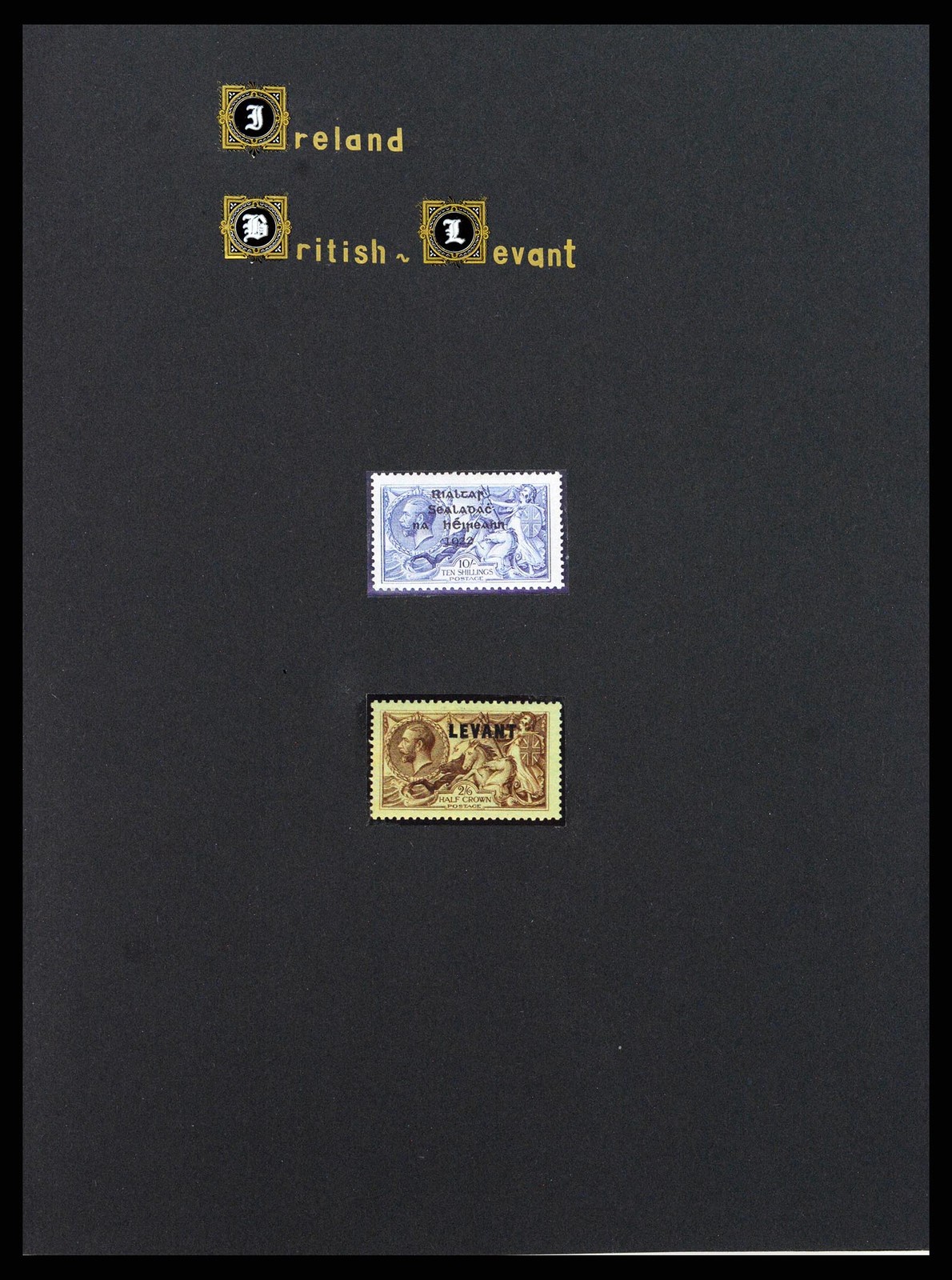 IRELAND 1922-1935 MH Seahorses Varieties Specialised Stamp Collection