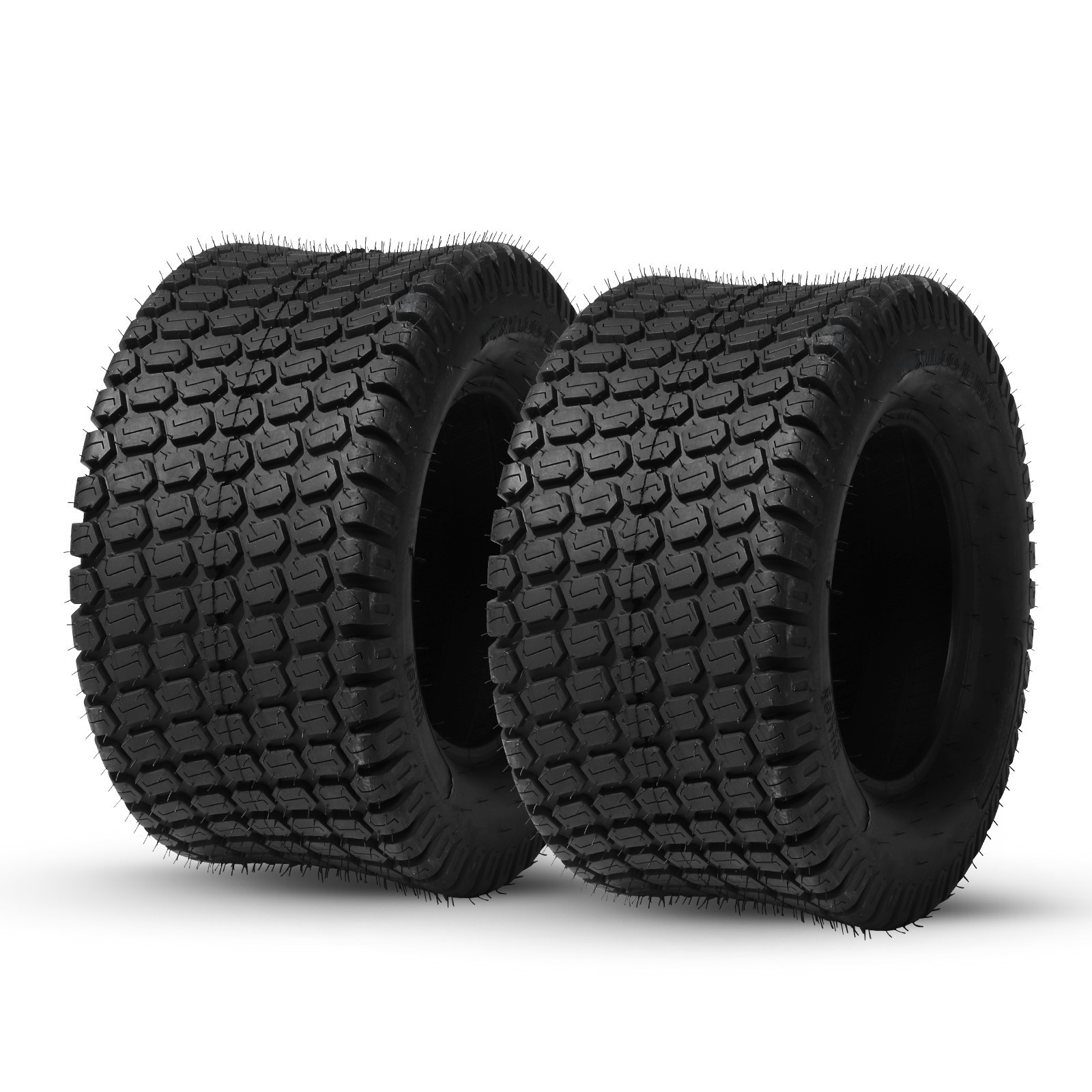 Two 18x8.50-8 18x8.5-8 18x8.5x8 Lawn Mower Tractor Turf Tires 4 Ply Tubeless
