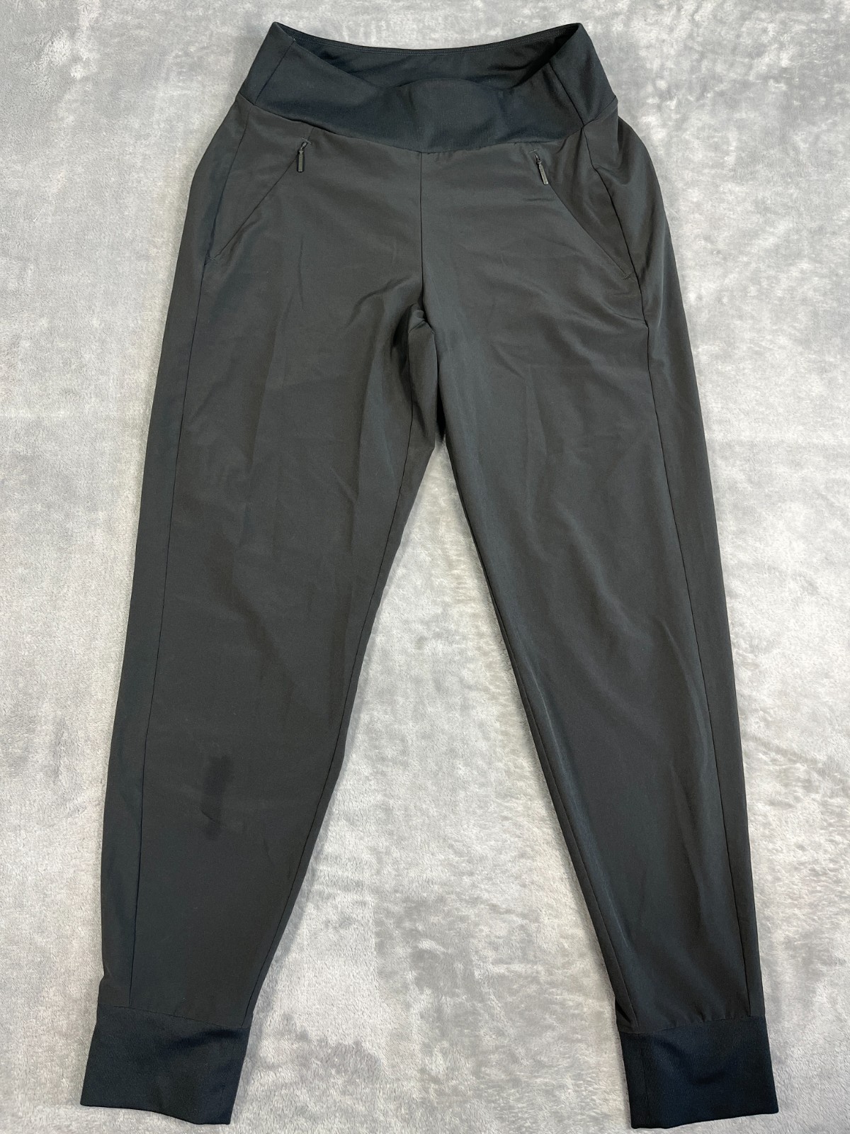 Athleta Womens Lined Soho Jogger Deep Green Lightweight Mid-Rise Stretch Size 2