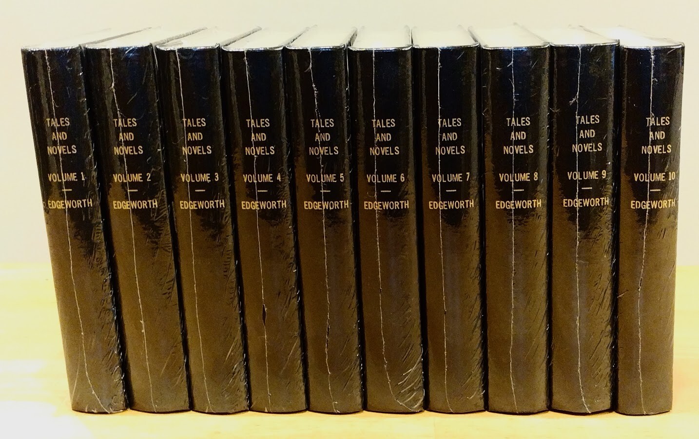 MARIA EDGEWORTH: TALES and NOVELS in 10 VOLUMES -- NEW, SEALED MARIA EDGEWORTH: TALES and NOVELS in 10 VOLUMES -- NEW, SEALED