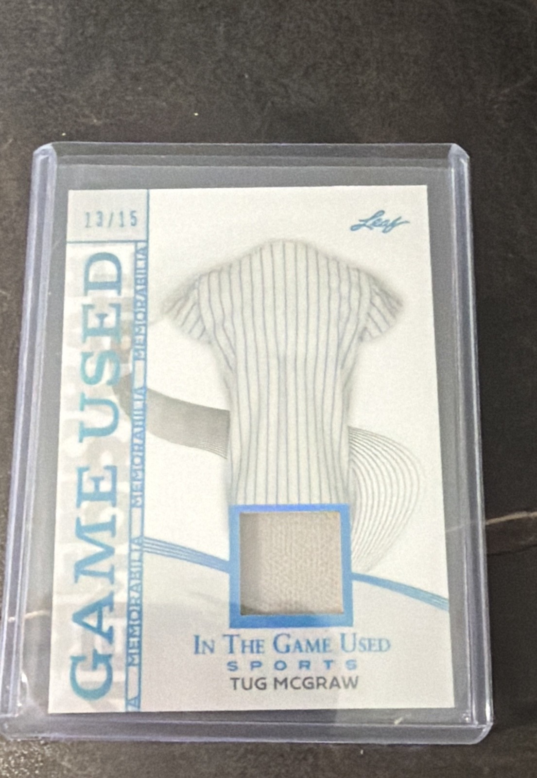 2025 Leaf in the Game Used Sports - Game Used Memorabilia Tug McGraw #GM-47...