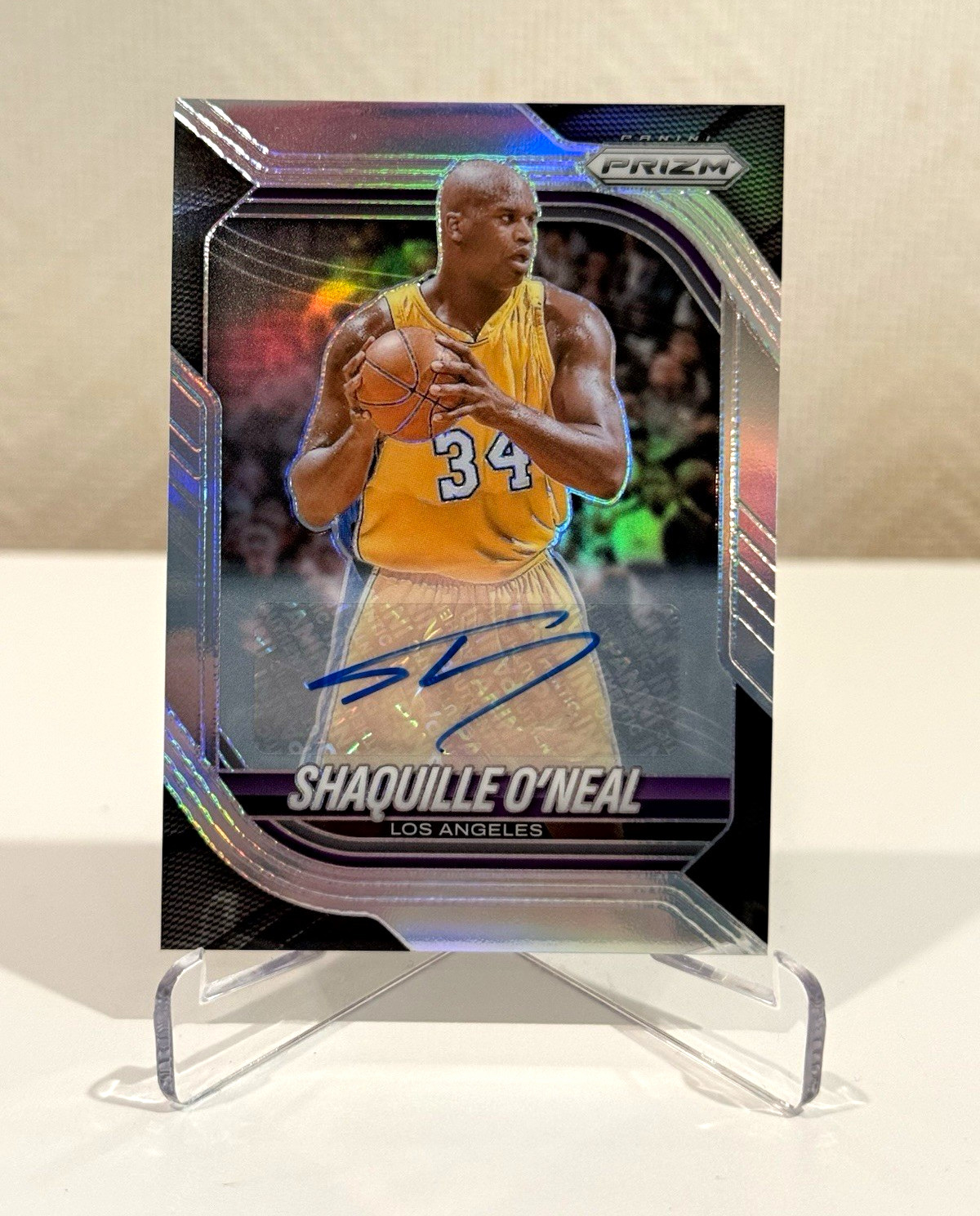 Panini 2025-26 Prizm Basketball Shaquille O\'Neal Lakers Auto #156 NBA Panini 2025-26 Prizm Basketball Shaquille O\'Neal Lakers Auto #156 NBA