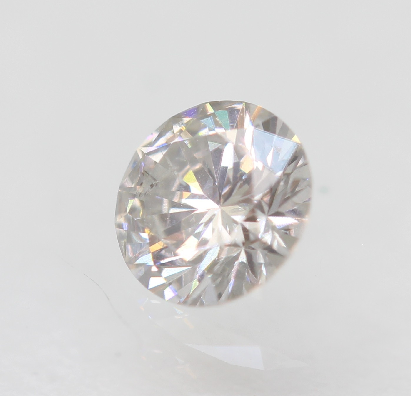 0.17 Carat Light Gray SI1 Round Brilliant Natural EARTH MINED Loose Diamond 3.5m