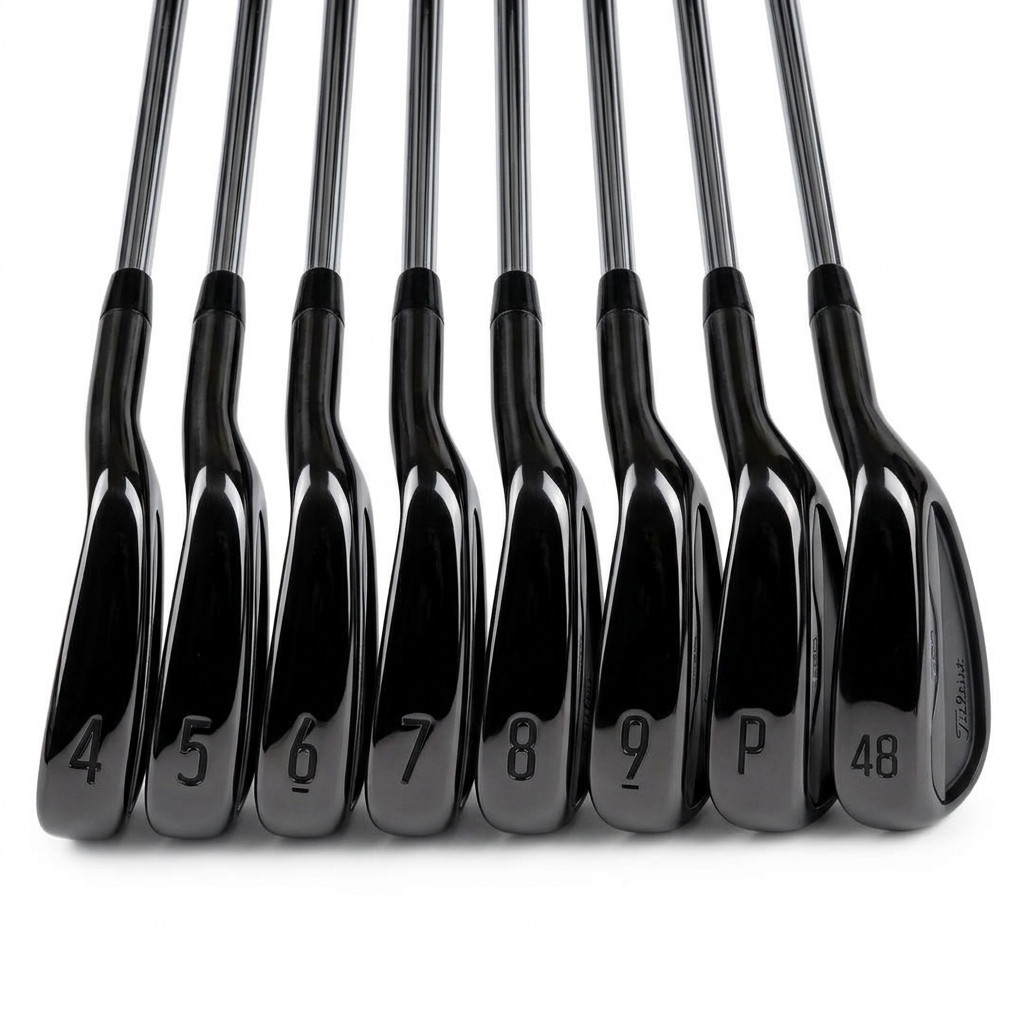 Titleist T200 Black Iron Set 4-PW+48 Wedge Customizable Shaft Stiff/Regular NEW Titleist T200 Black Iron Set 4-PW+48 Wedge Customizable Shaft Stiff/Regular NEW