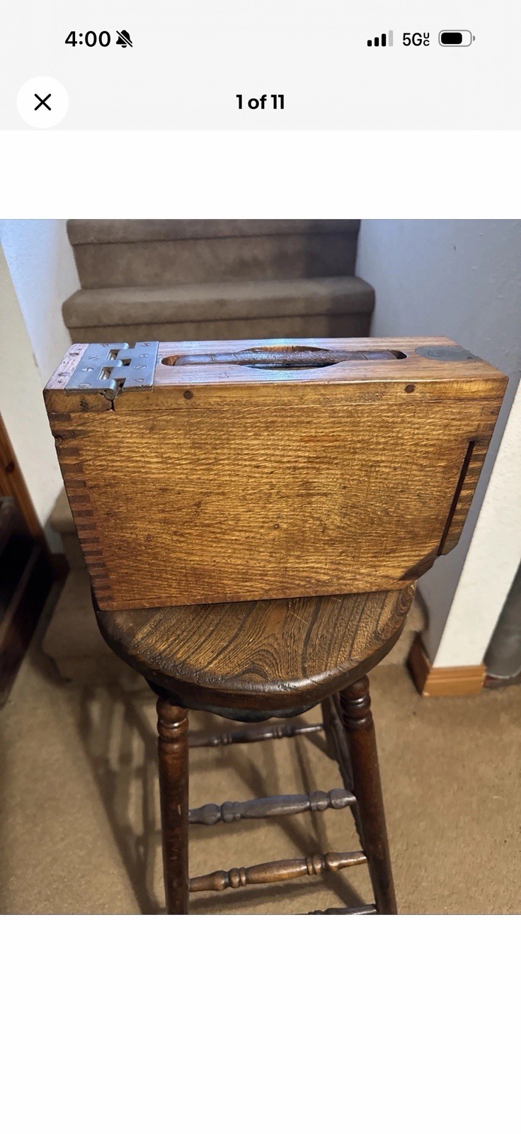 VINTAGE WW1 US MILITARY M1917 Machine Gun WOOD AMMO BOX Original VINTAGE WW1 US MILITARY M1917 Machine Gun WOOD AMMO BOX Original