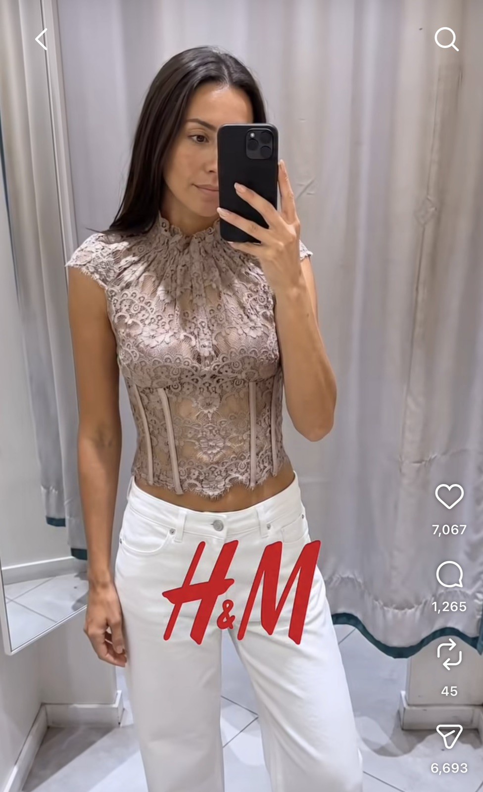 H&M Edition Lace corset top NWT 2026 S H&M Edition Lace corset top NWT 2026 S