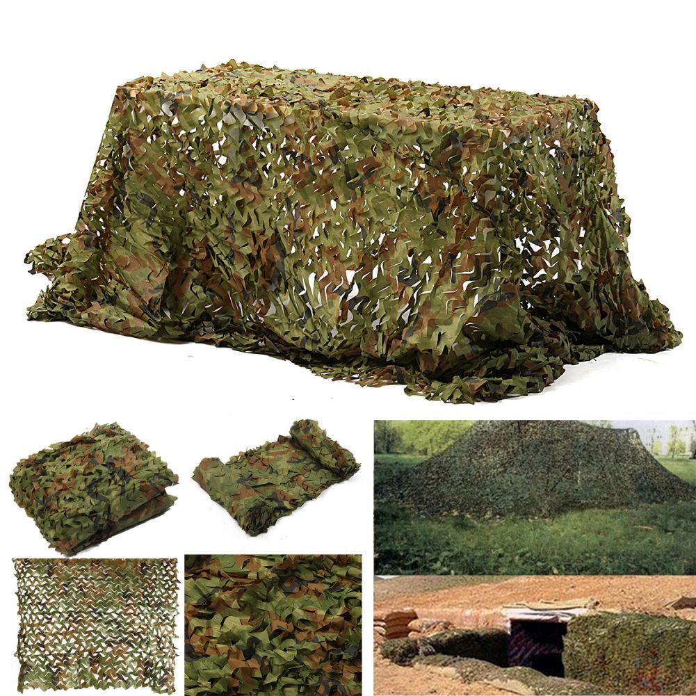 13x20ft Camping Camouflage Netting Military Camo Sunshade Mesh Hunting Car Cover