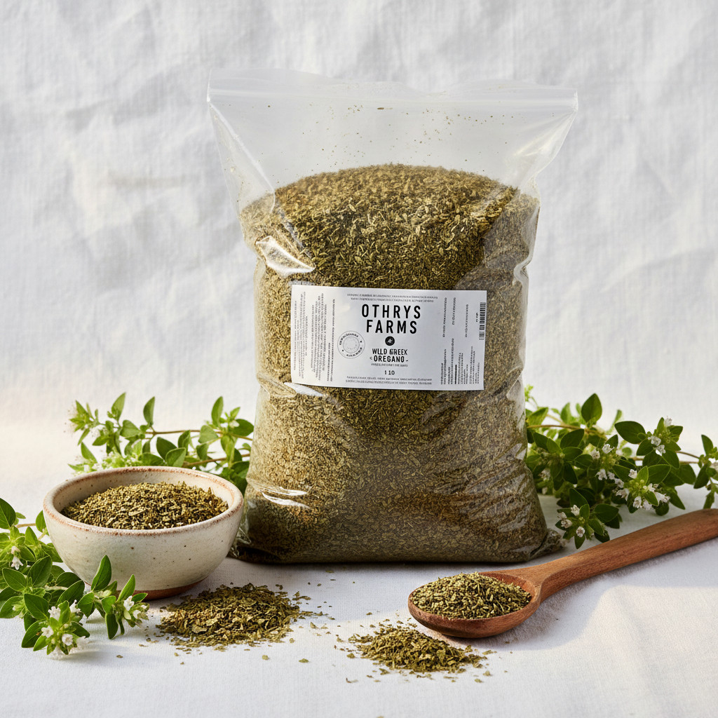 Othrys Wild Greek Oregano | Origanum vulgare subsp. hirtum | Wild Harvested | Re