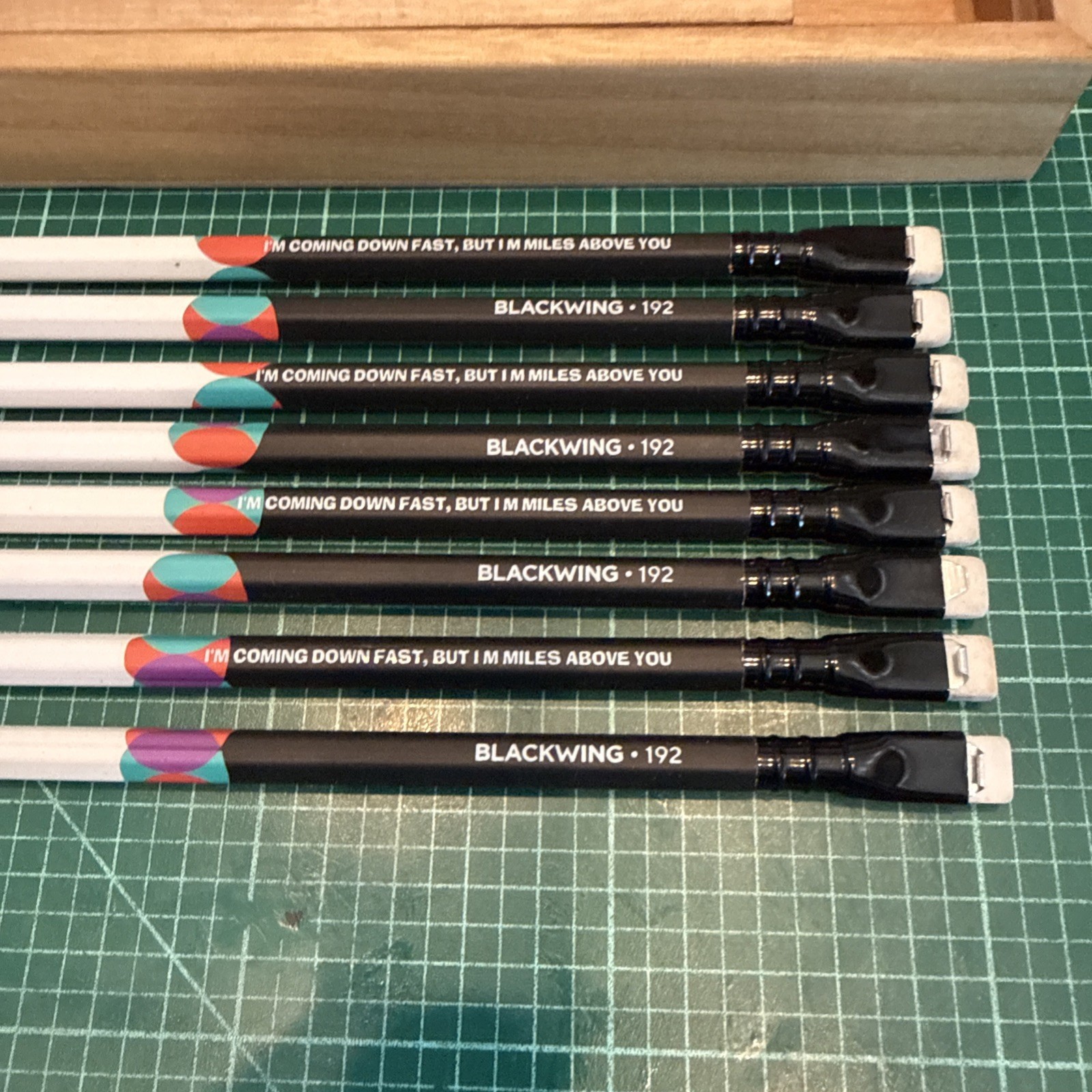 8- Blackwing Vol 192 Pencils - Lennon McCartney Sub Box -“I’m Coming Down Fast”