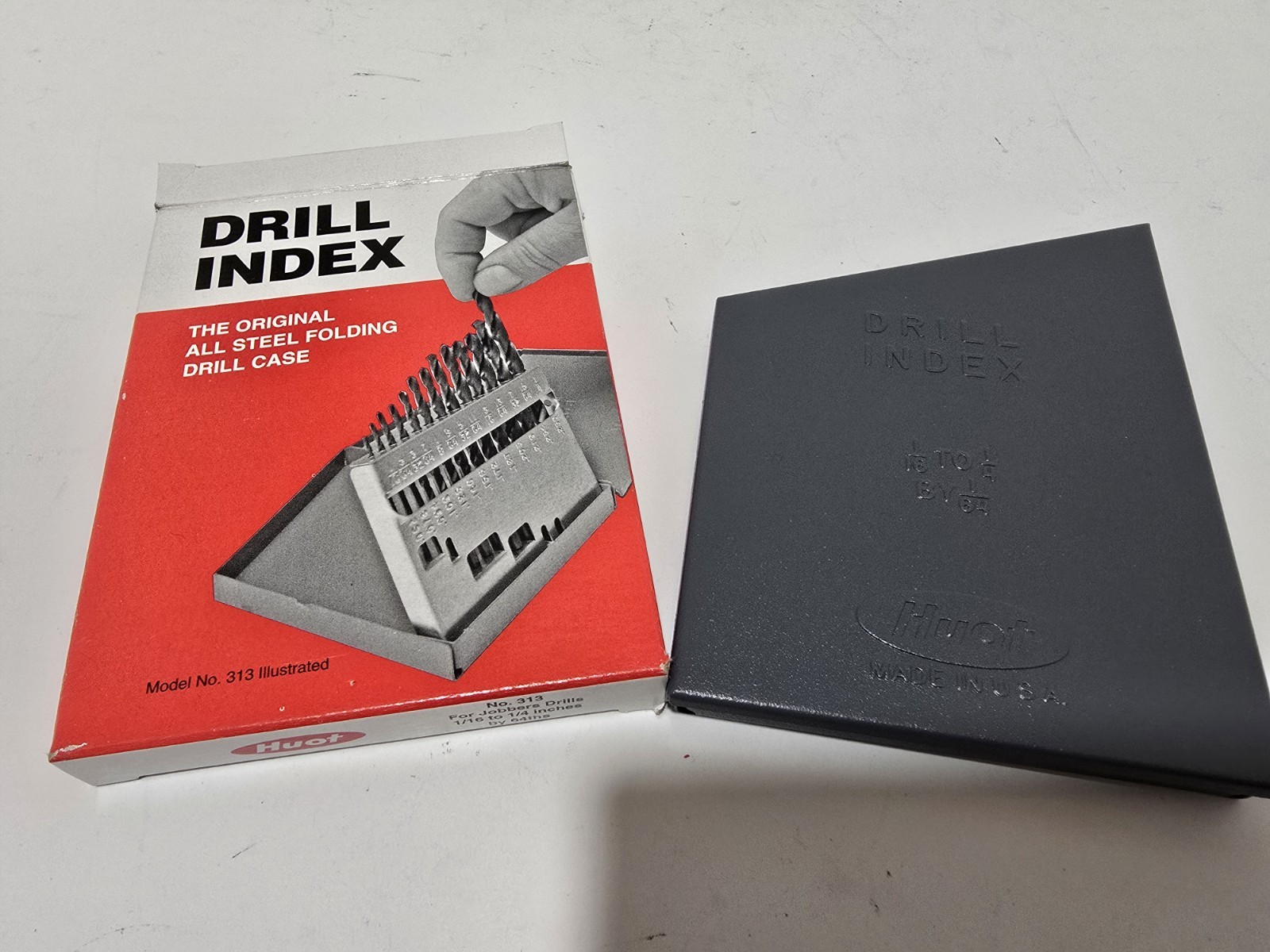 NOS Vintage Huot Drill Index No. 313 New 1/16\