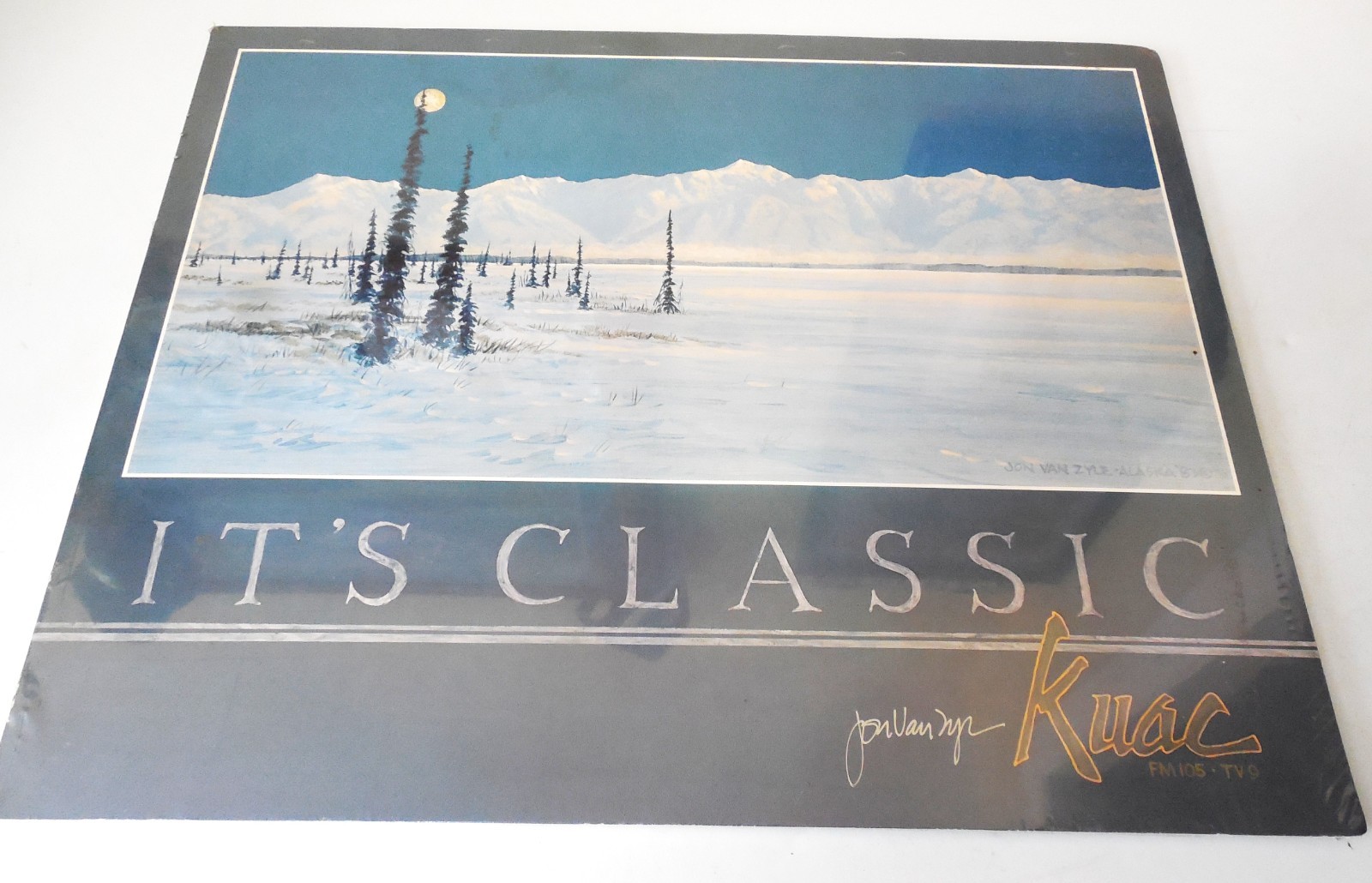 1983 SIGNED Jon Van Zyle print poster KUAC Fairbanks Alaska ... 16x20\