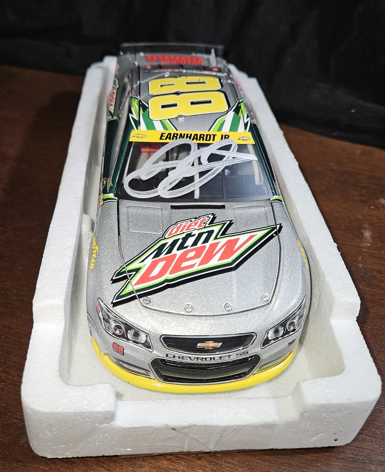 RARE SIGNED 2014 DALE EARNHARDT DIET MOUNTAIN DEW CHEVROLET 