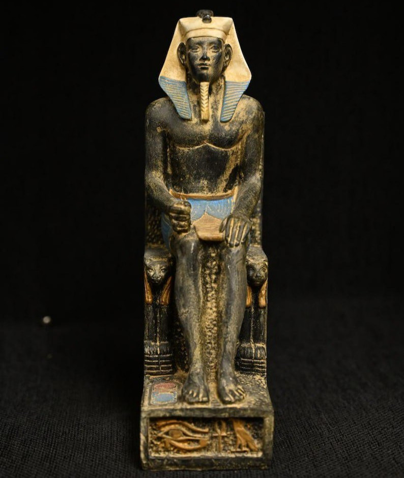 Authentic Ancient Egyptian Antique Rare King Khafre Statue Figurine BC