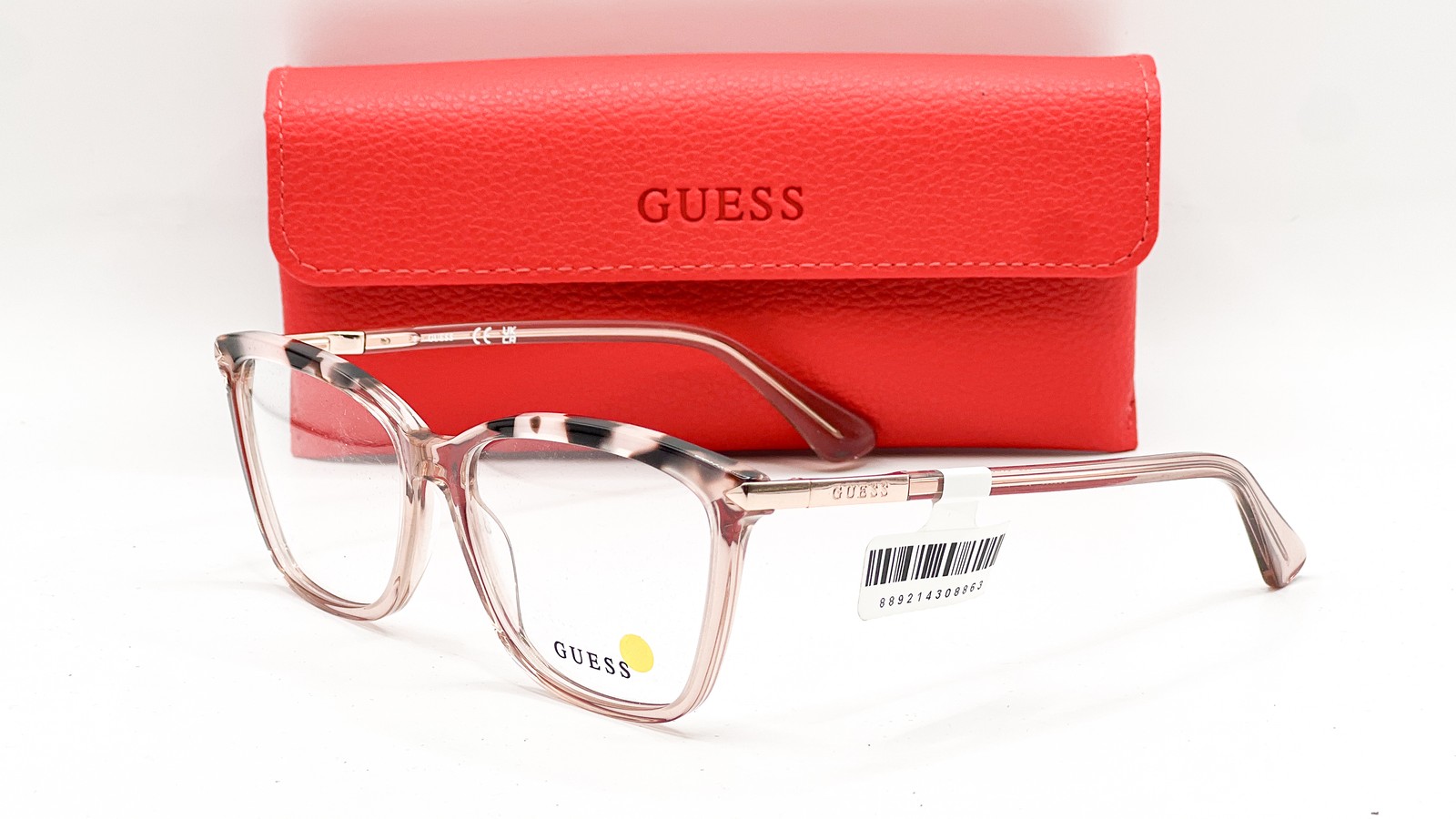 NEW GUESS GU2880 057 BEIGE AUTHENTIC EYEGLASSES W CASE 54-15