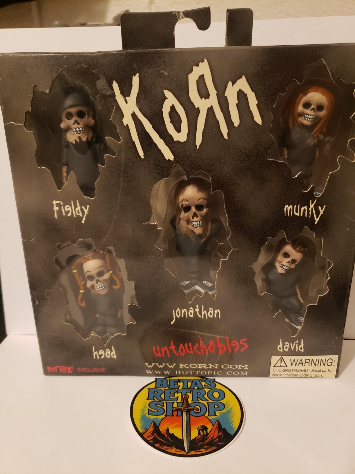 Korn Untouchables Hot Topic Exclusive Collectible Box Set 2002 Sealed READ