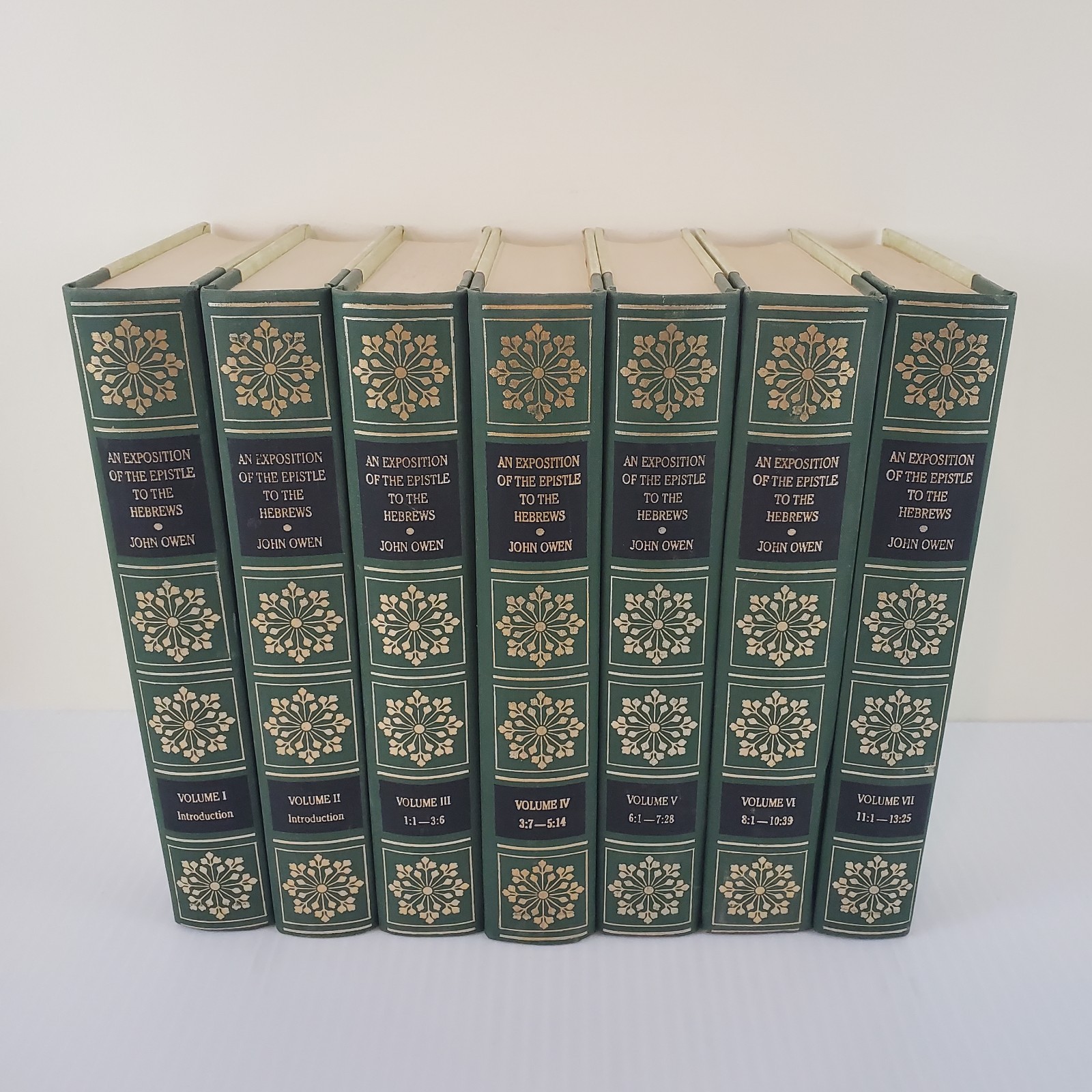 An Exposition of the Epistle to the Hebrews 7-Volume Set by John Owen Hardcover An Exposition of the Epistle to the Hebrews 7-Volume Set by John Owen Hardcover