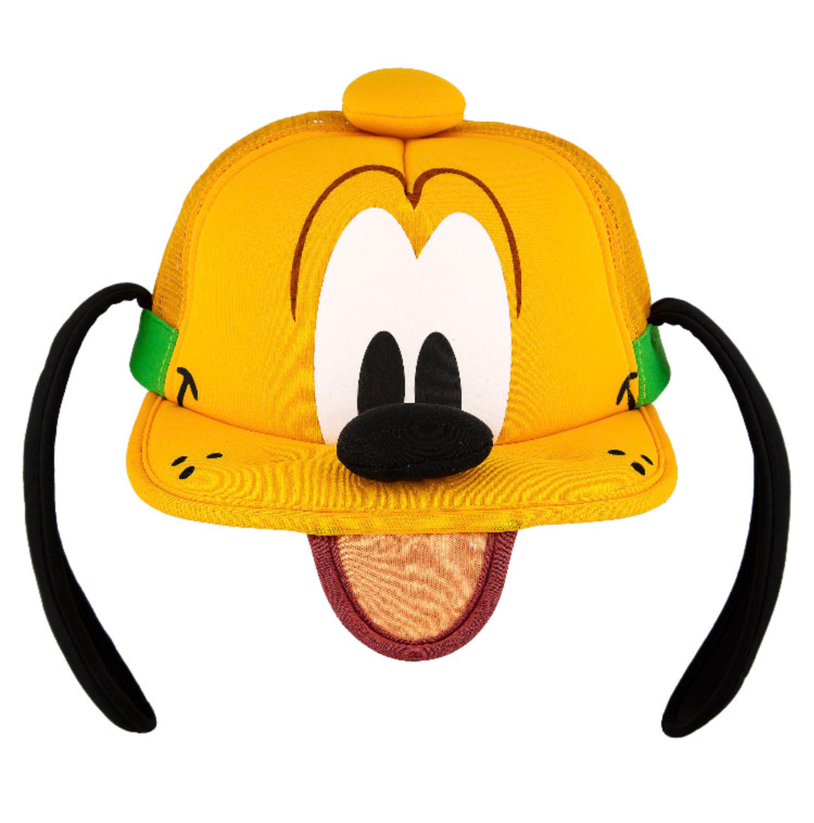 Disney Parks Pluto Face & Ears Mesh Foam Adult Baseball Cap Hat - NEW Disney Parks Pluto Face & Ears Mesh Foam Adult Baseball Cap Hat - NEW