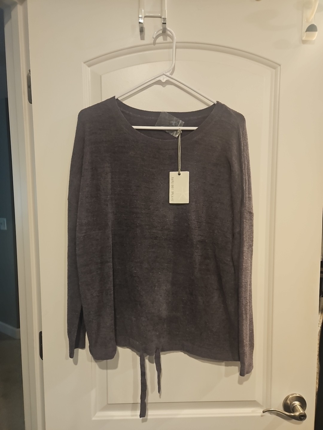 Barefoot Dreams CozyChic Ultra Lite Slouchy Pullover Pacific Blue, Size S Barefoot Dreams CozyChic Ultra Lite Slouchy Pullover Pacific Blue, Size S
