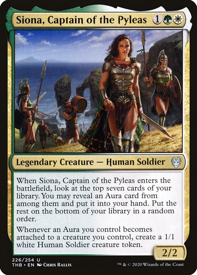 Siona, Captain of the Pyleas [Theros Beyond Death] Magic MTG
