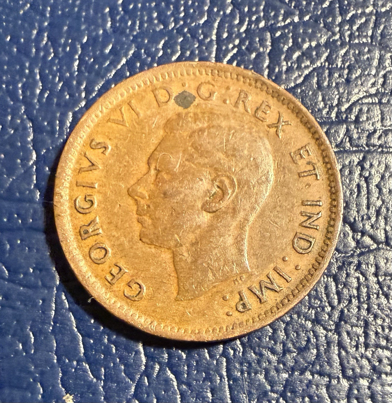 1946 Canadian Penny * King George VI and Maple Leaf * 1946 Canadian Penny * King George VI and Maple Leaf *