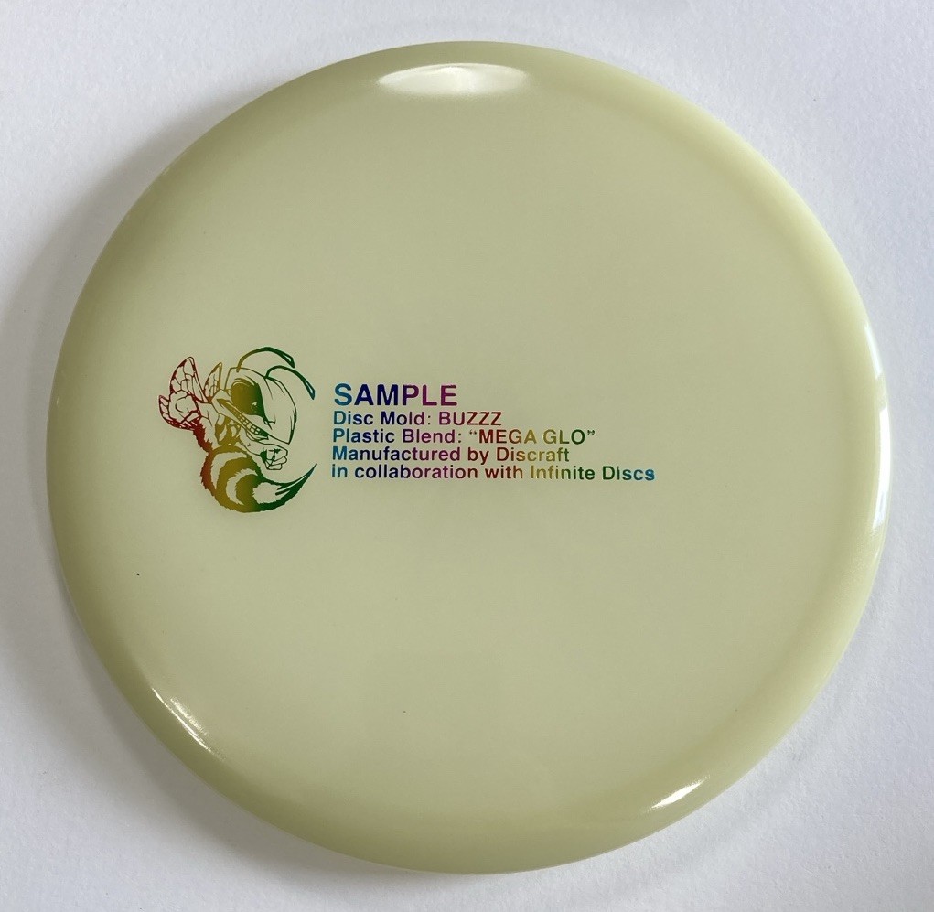 Discraft 💎Mega Glo Buzzz - Sample Run Infinite Discs Rainbow* - 500 Made RARE💎 Discraft 💎Mega Glo Buzzz - Sample Run Infinite Discs Rainbow* - 500 Made RARE💎