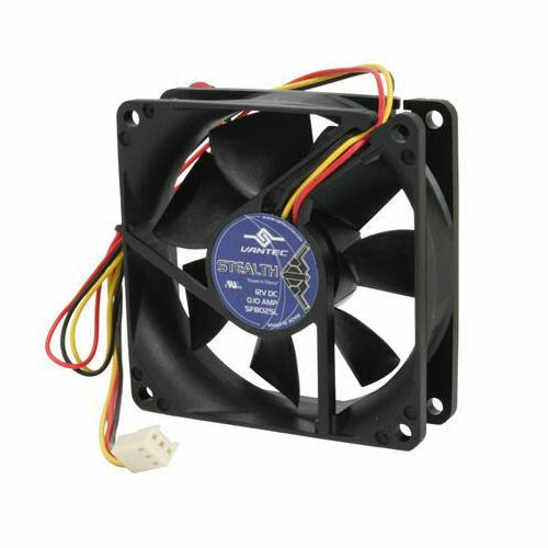 VANTEC SF8025L 80mm x 80mm x 25mm STEALTH CASE FAN