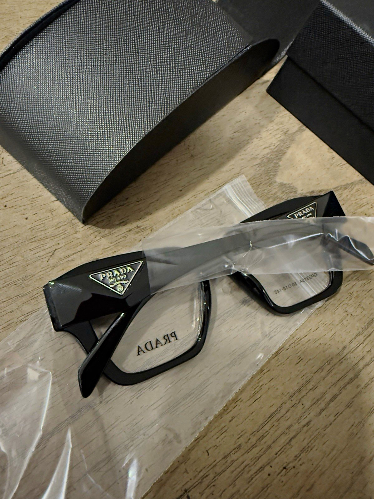 PRADA PR 11VV Women\'s Black Cat Eye Full Rim Plastic Eyeglasses 54-18-140 PRADA PR 11VV Women\'s Black Cat Eye Full Rim Plastic Eyeglasses 54-18-140
