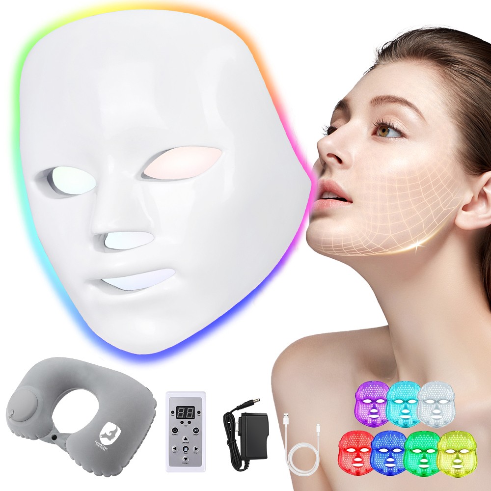Mascara Led Facial 7colors LED multi Funciones Treatment Rejuvenece Tu Rostro 