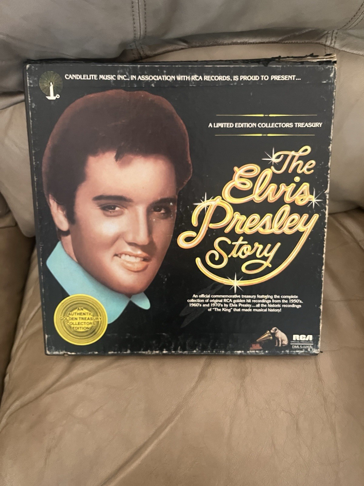 The Elvis Presley Story - 1977 RCA Special- 5 Vinyl Record Box Set-EX/NM