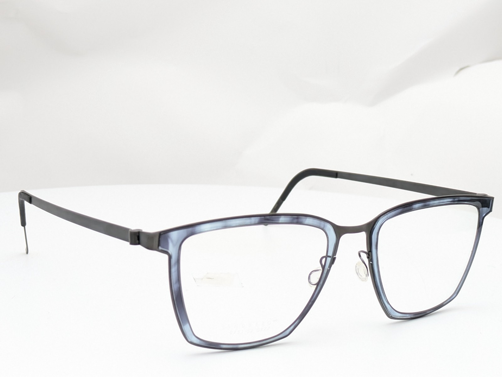 Lindberg Strip Titanium 9731 U9 No 26 Blue Black Men\'s Eyeglasses 52-20-145
