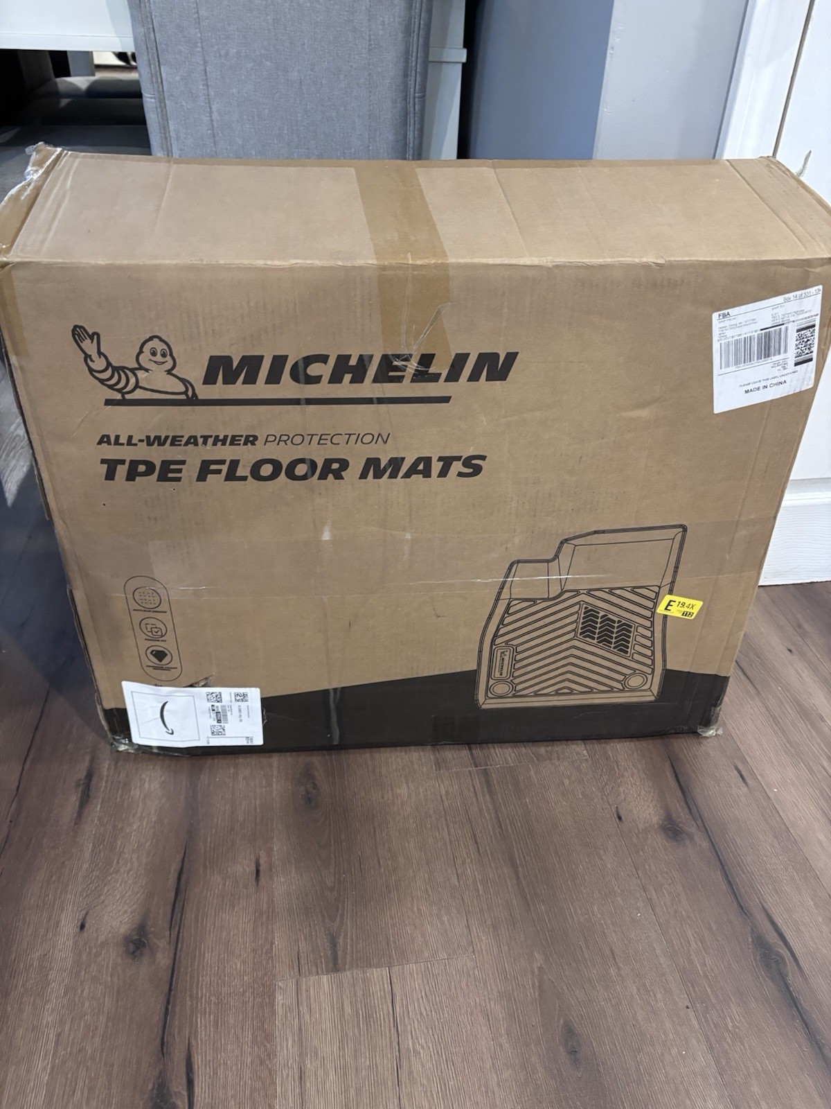 Michelin Floor Mats Cargo Liner 2024-2026 GMC Acadia Traverse Enclave 7 Seat 9PC