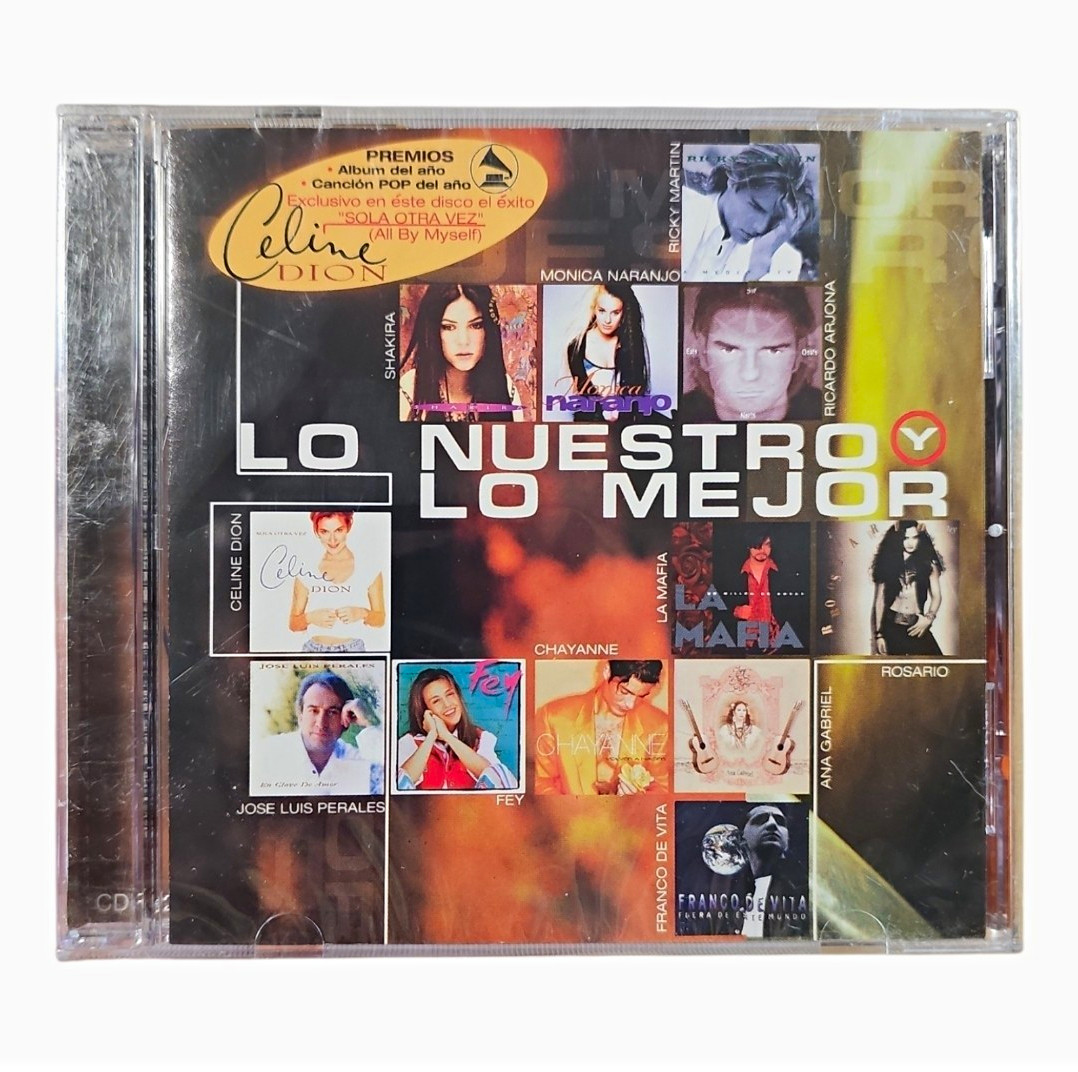Sony Discos Lo Nuestro Y Lo Mejor CD Celine Dion Ricky Martin 1997 Latin