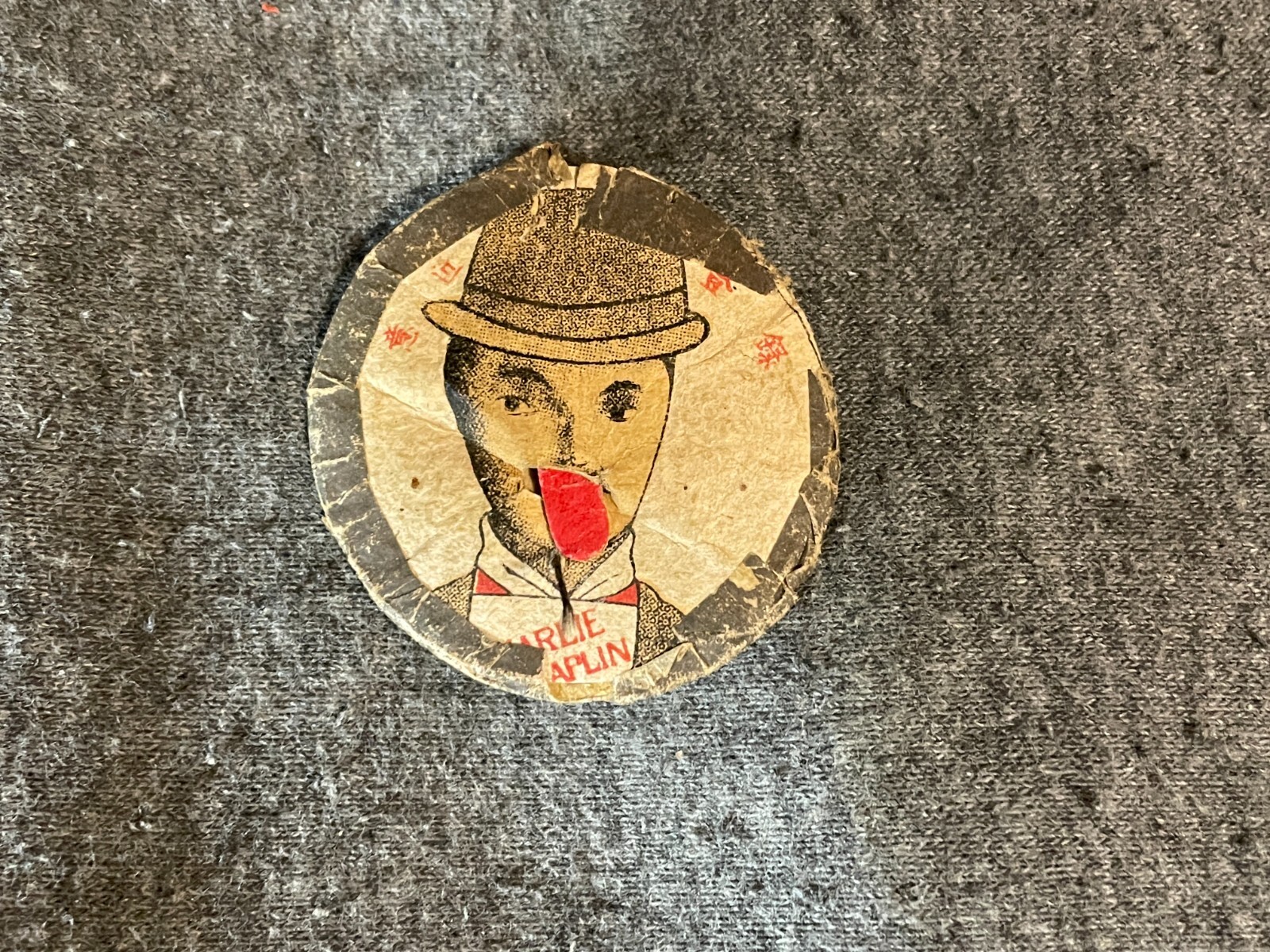 Charlie Chaplin Mechanical Doll Face Japan Toy Antique Early 1900\'s 1920\'s Vtg