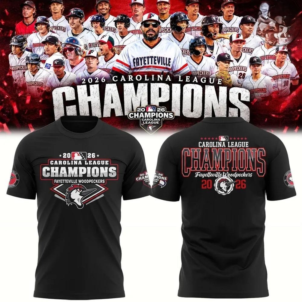 HOT NEW  Fayetteville Carolina League Champions 2026 T-Shirt Size S-5XL