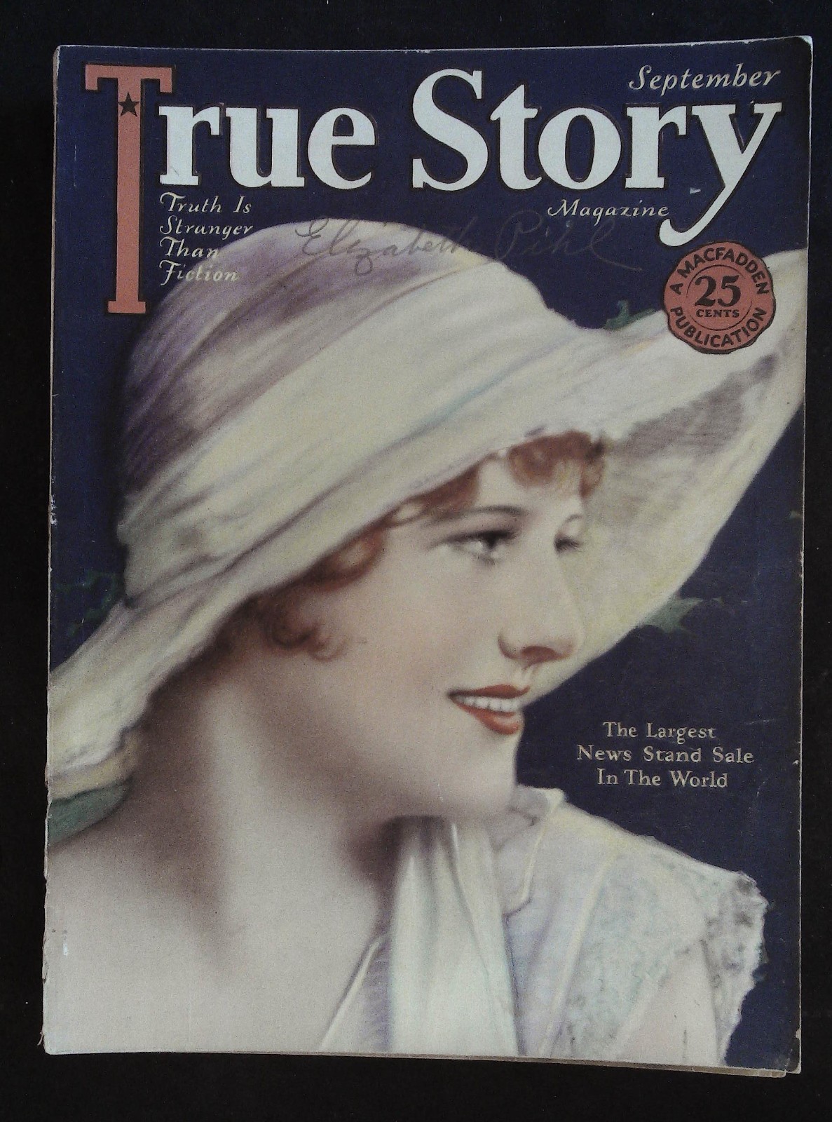 True Story Magazine September 1928 Sylvia Beecher, Complete Magazine, rare