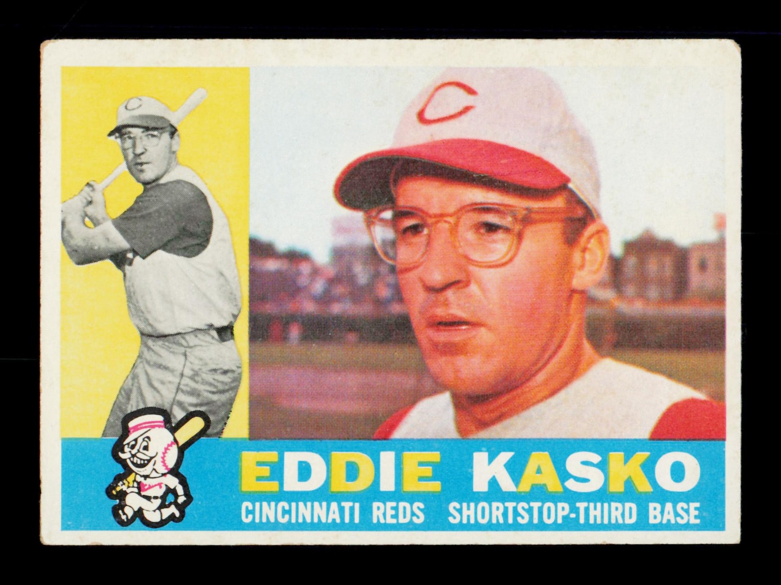 1960 Topps #61 Eddie Kasko Cincinnati Reds VG-EX