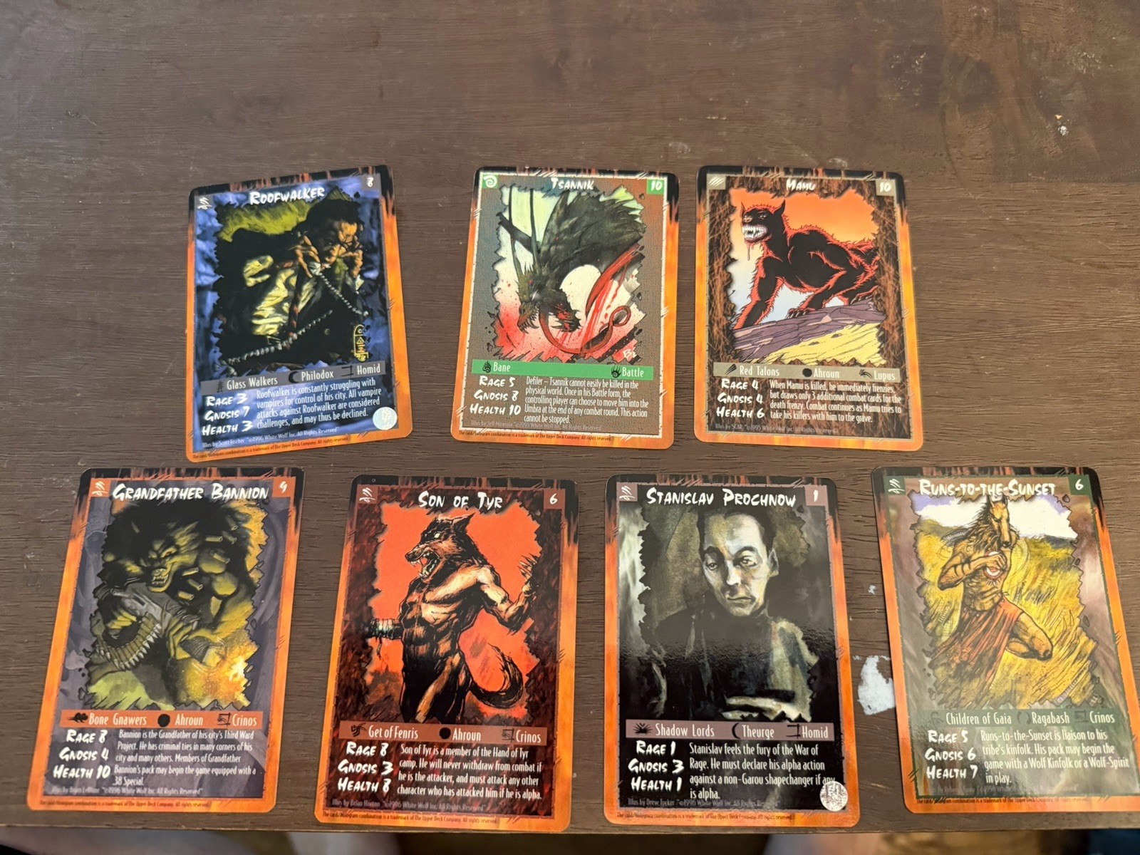 Rage CCG Character Cards Lot Rage CCG Character Cards Lot