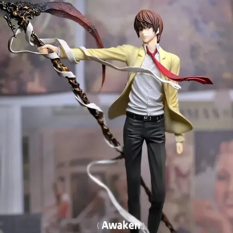 26cm Death Note Anime Yagami Light Action Figure Statue Figurines Pvc Collection 26cm Death Note Anime Yagami Light Action Figure Statue Figurines Pvc Collection