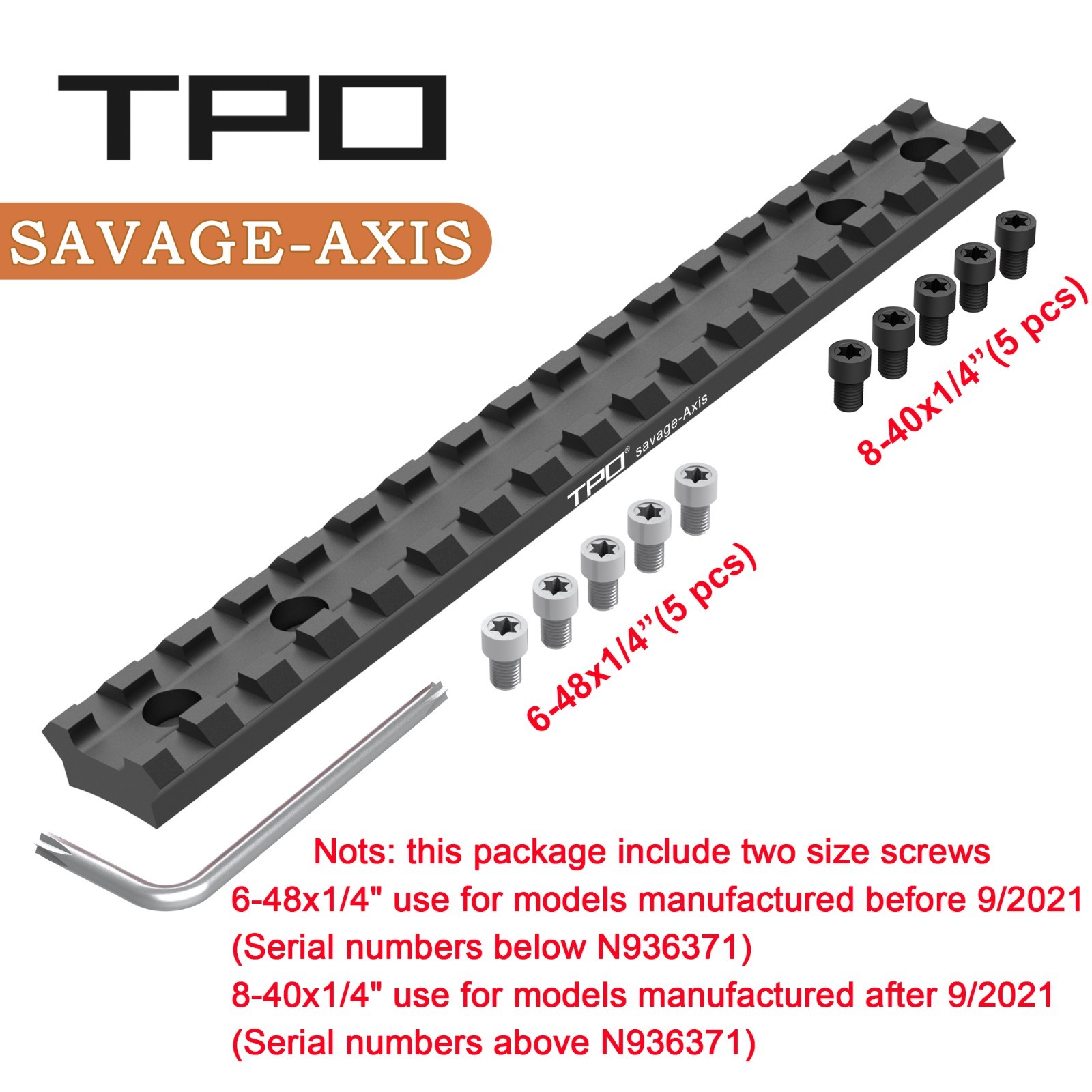 TPO Savage Edge/Axis SCOPE BASE TPO Savage Edge/Axis SCOPE BASE