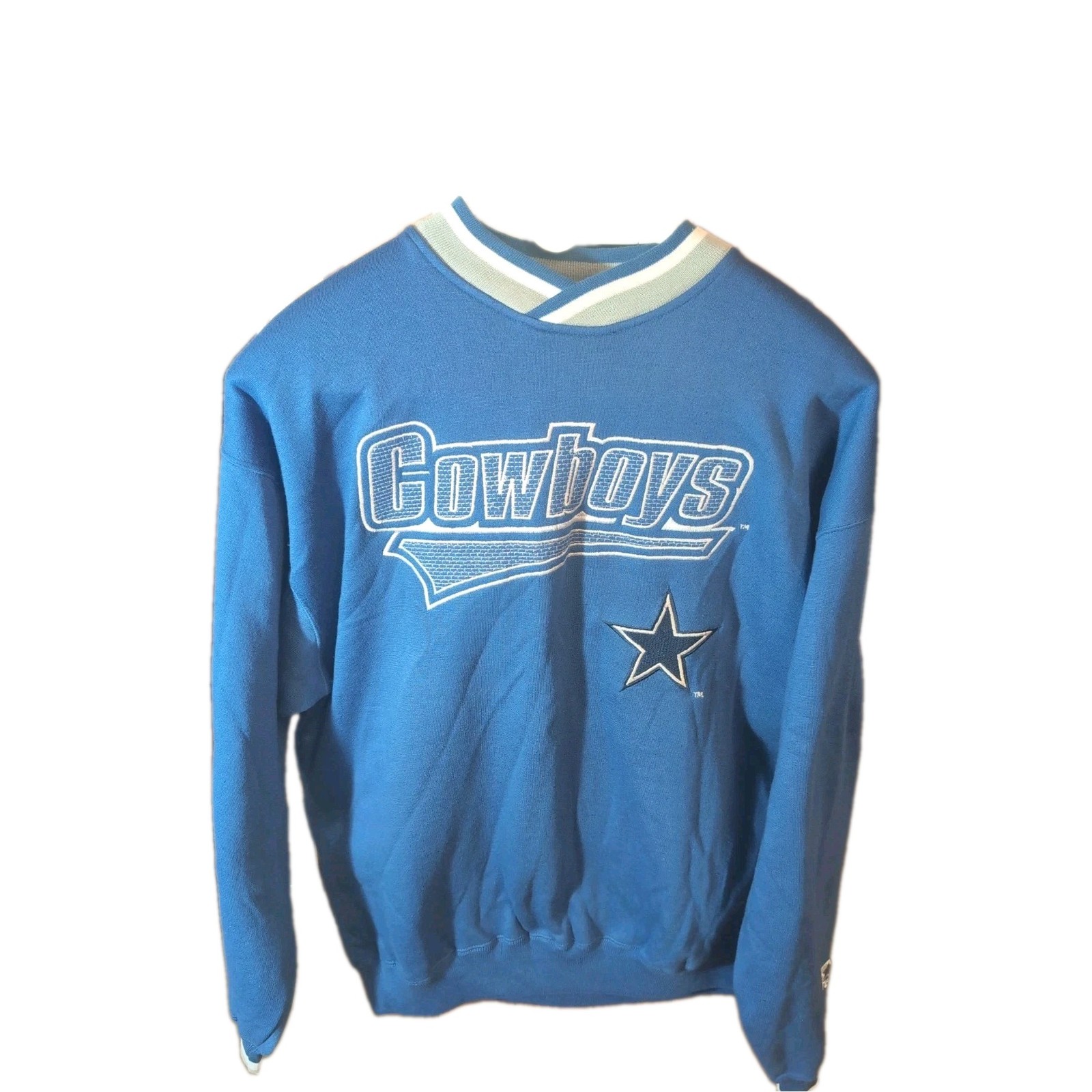 Vintage 1990s Dallas Cowboys Starter Crewneck Sweatshirt With tags Size Large Vintage 1990s Dallas Cowboys Starter Crewneck Sweatshirt With tags Size Large