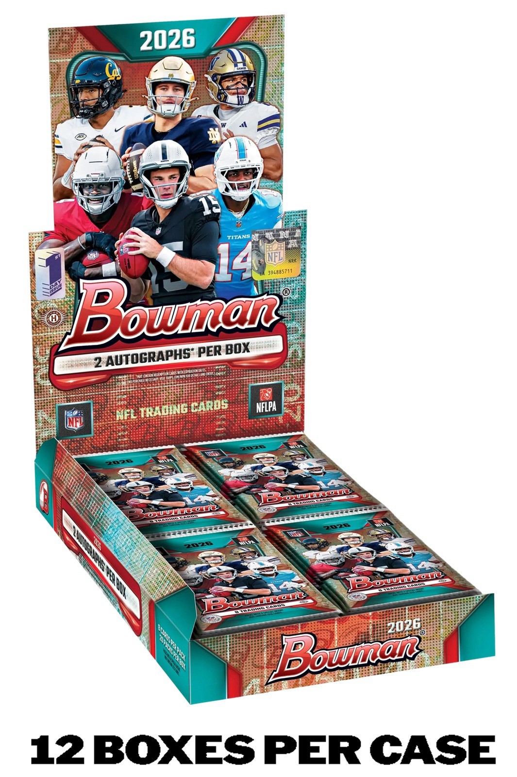 2026 Bowman Football Hobby Box 2 Autos Per Box Factory Sealed Presale 2026 Bowman Football Hobby Box 2 Autos Per Box Factory Sealed Presale