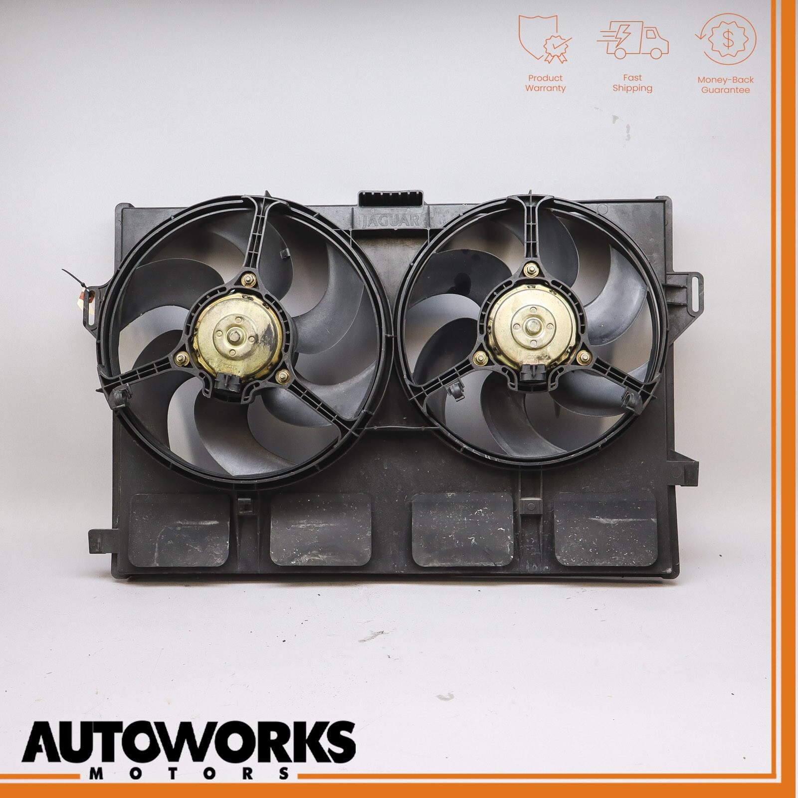 97-02 Jaguar XK8 X100 Engine Motor Radiator Cooling Fan Assembly w/ Shroud OEM