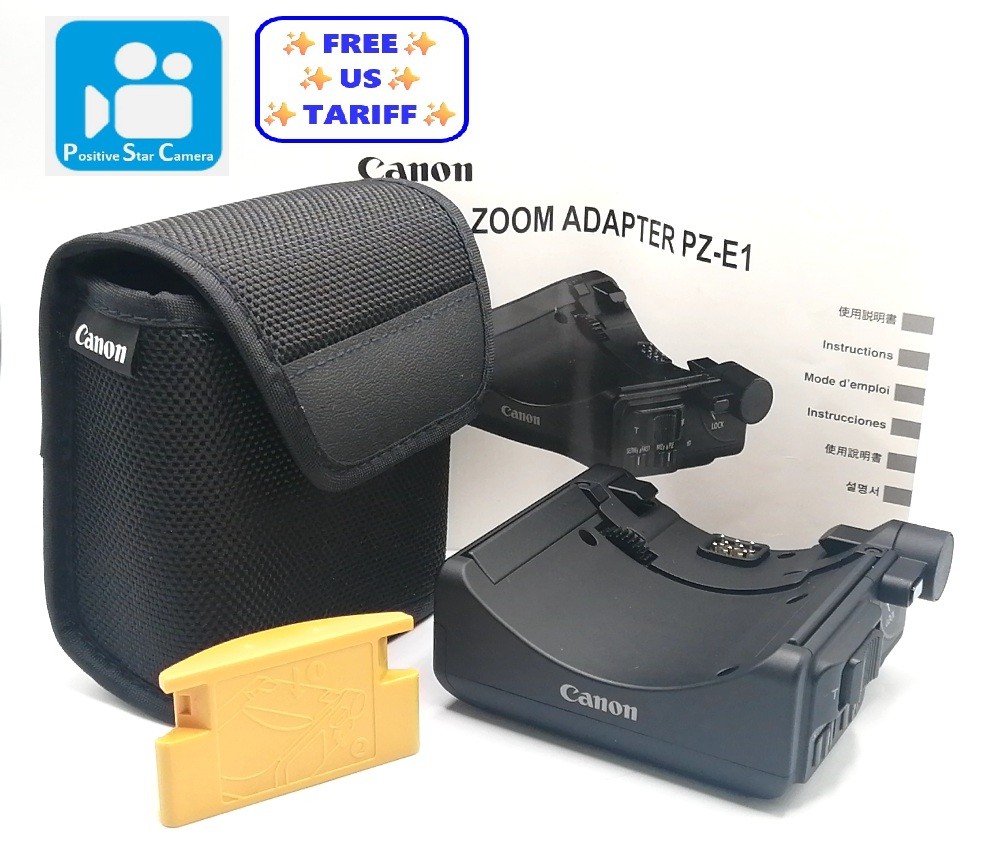 🎦👀 ✨Top MINT✨ Canon PZ-E1 Power Zoom Adapter for 18-135mm Nano IS Lens JAPAN