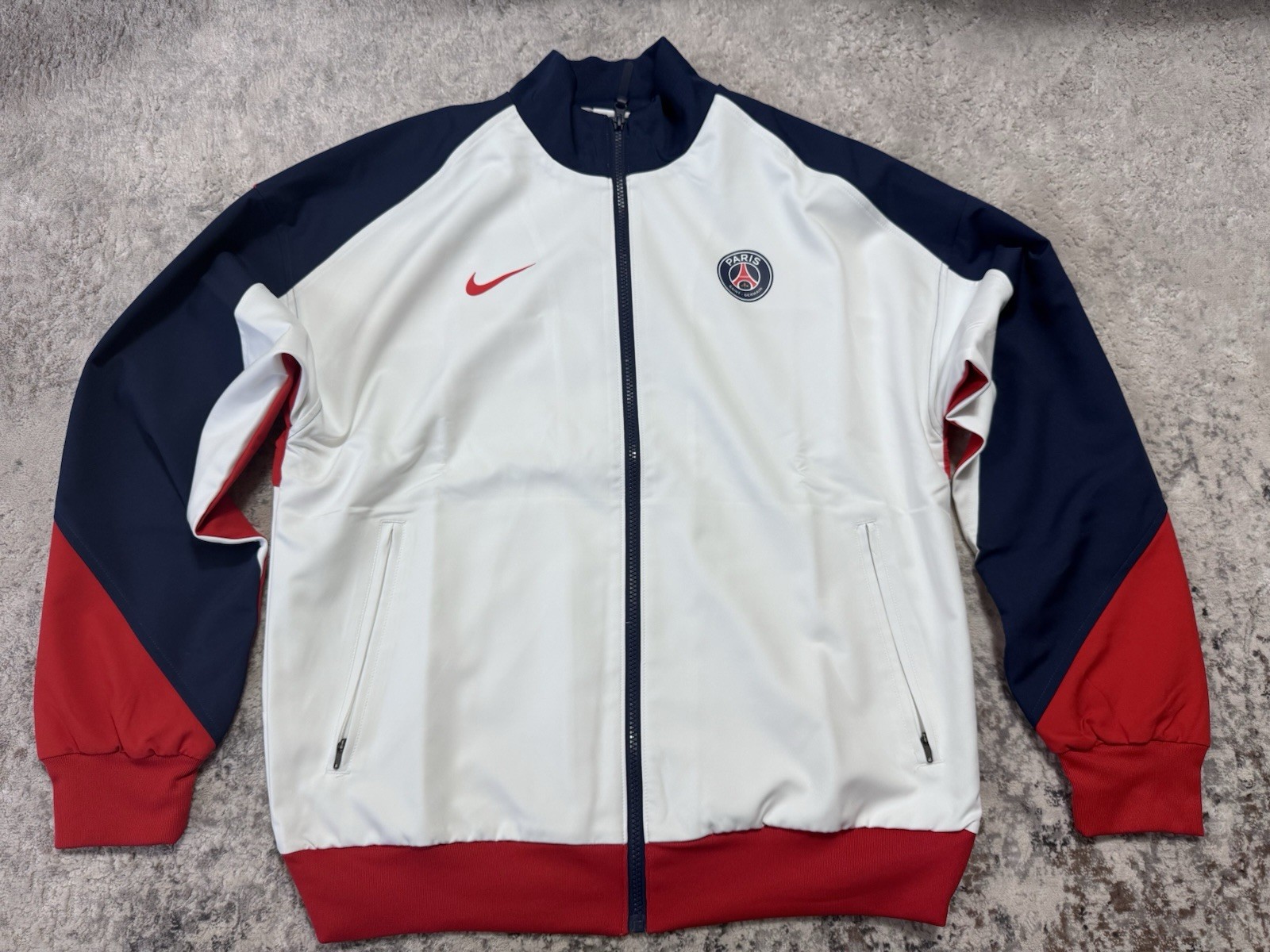 Nike Paris Saint-Germain Jacket PSG~ Dri-FIT Zip FN9799 100~Medium~Dri-Fit~Loose
