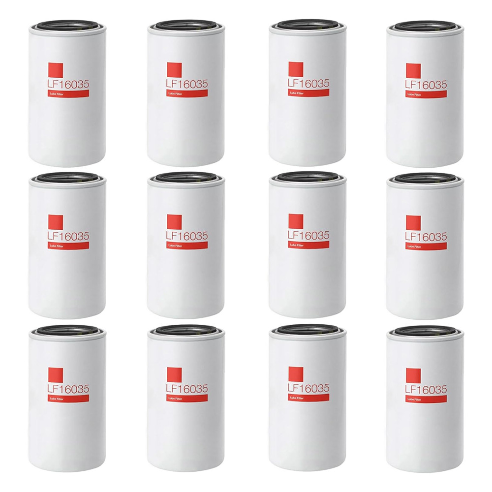 12Pack For Fleetguard LF16035 Oil Filter for Dodge Ram Cummins Engines Diesel