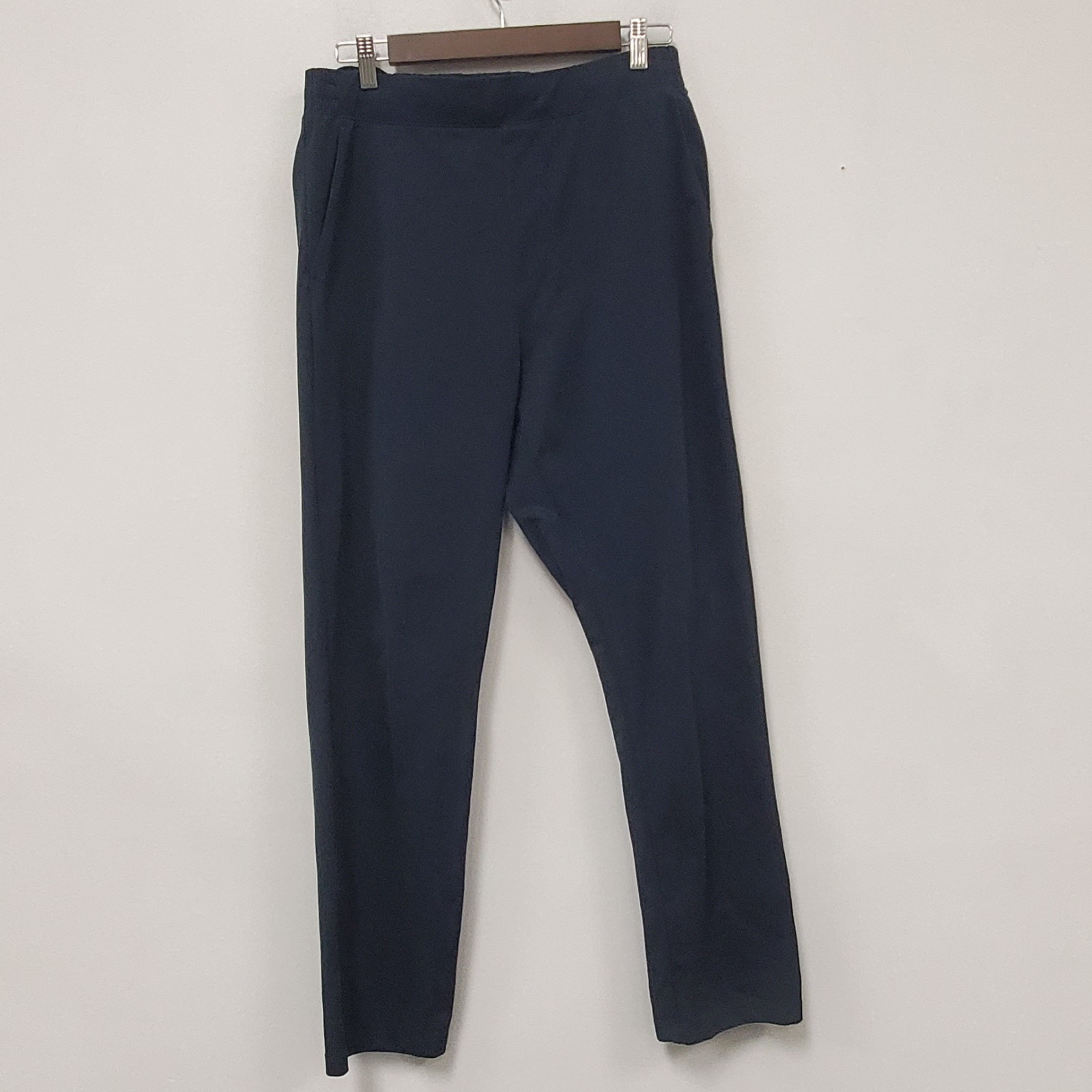 Uniqlo Mens Airism Pull On Jogger Pants Size M Blue Straight Leg Sport 460656