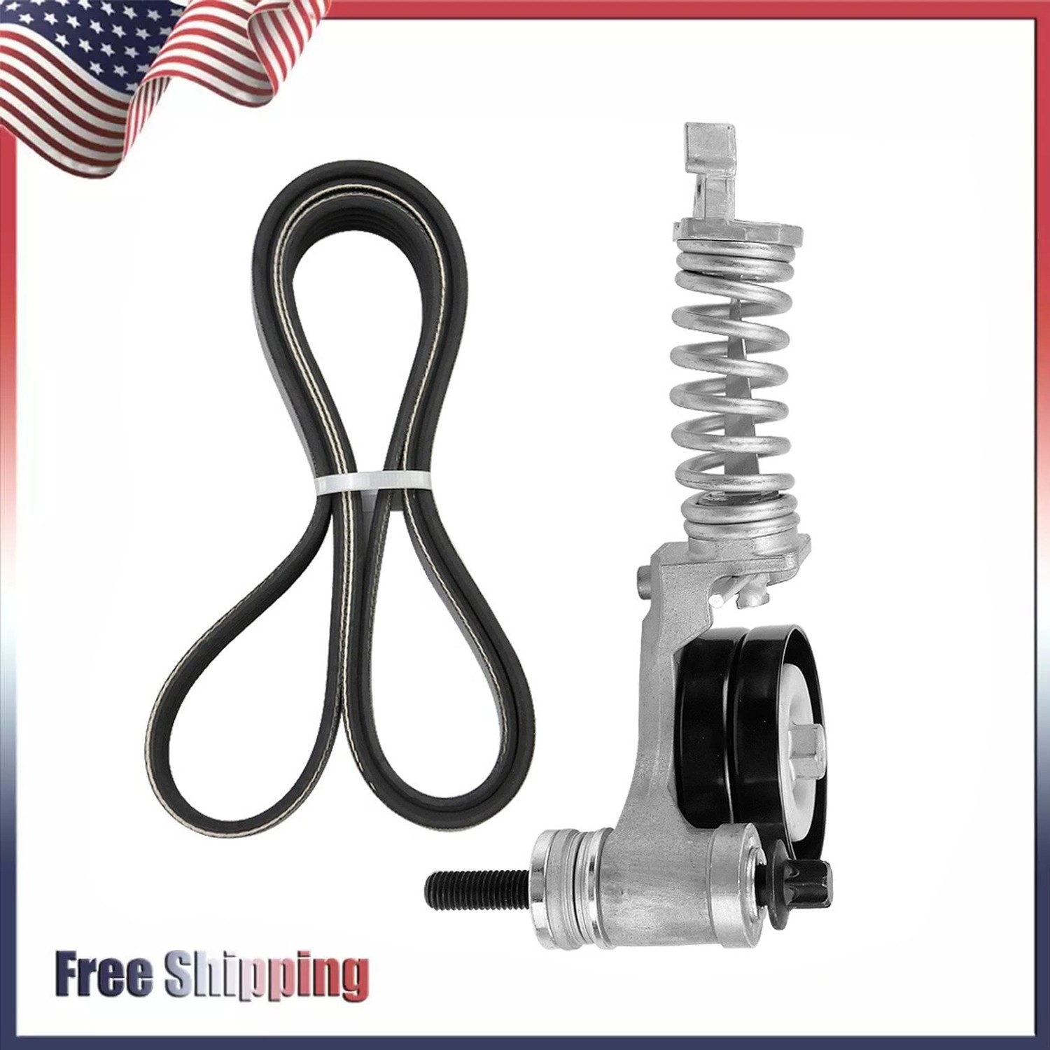 For 2012-2015 Chevy.Cruze 1.4L Serpentine Drive Belt Tensioner Kit 38344 K050551